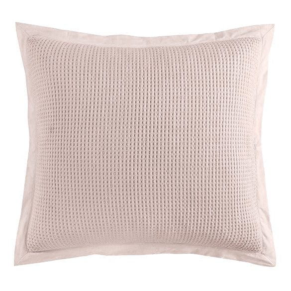 Stonewashed Cotton Waffle Weave Euro Sham