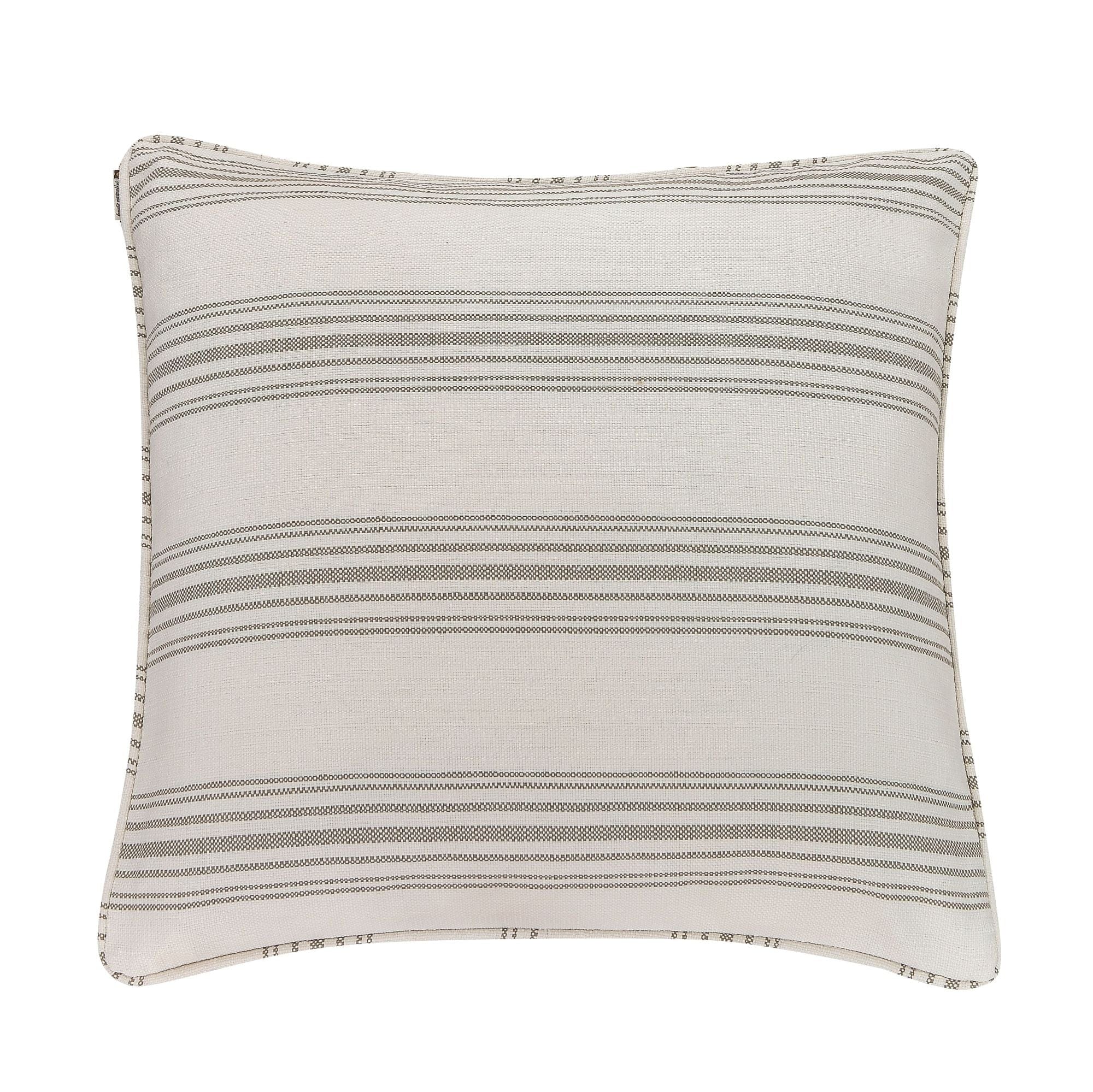 Prescott Piped Euro Sham, Taupe
