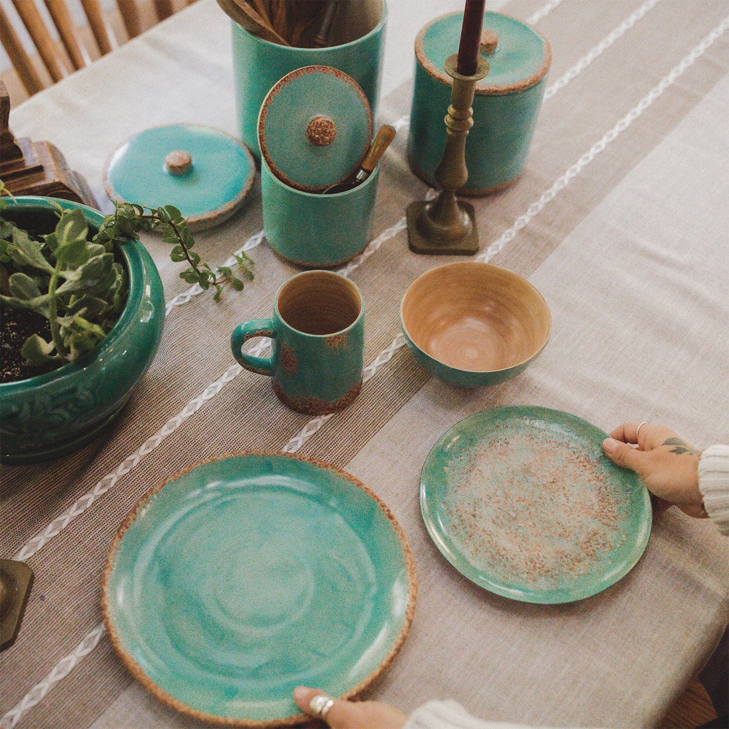 Patina Mug, Set of 4