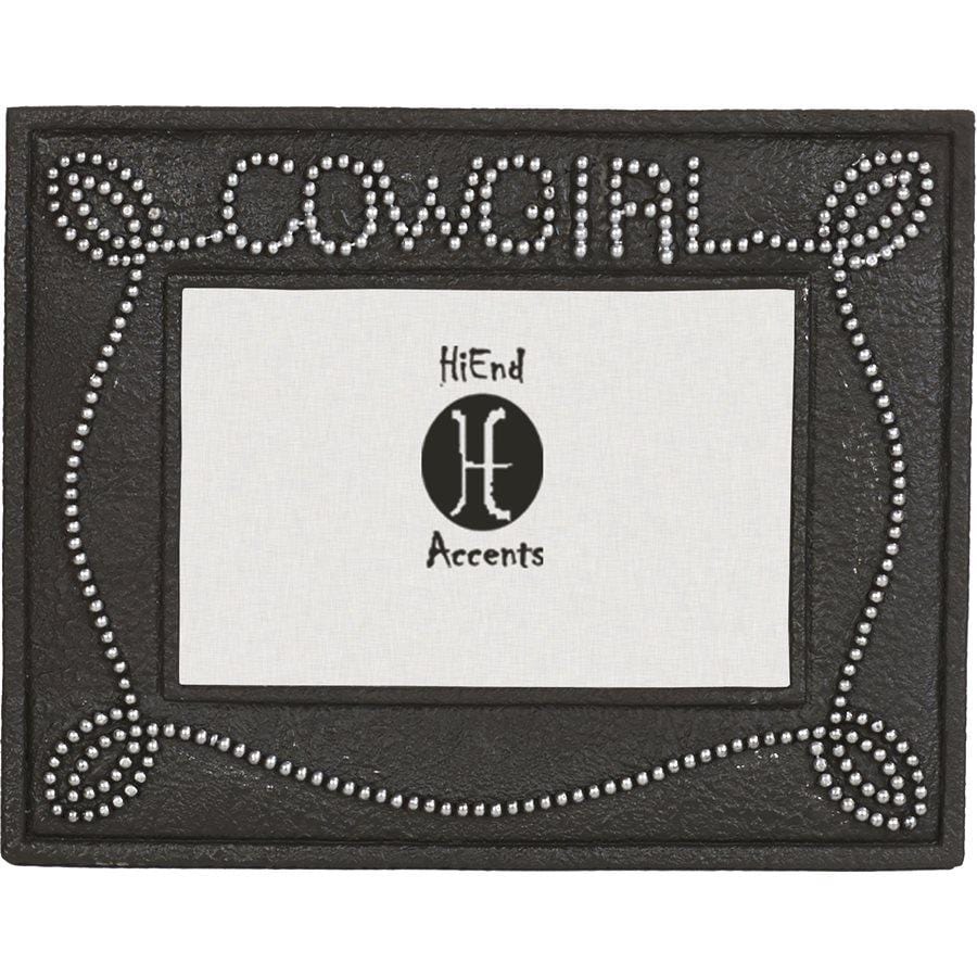 Cowgirl Studded Chocolate Picture Frame
