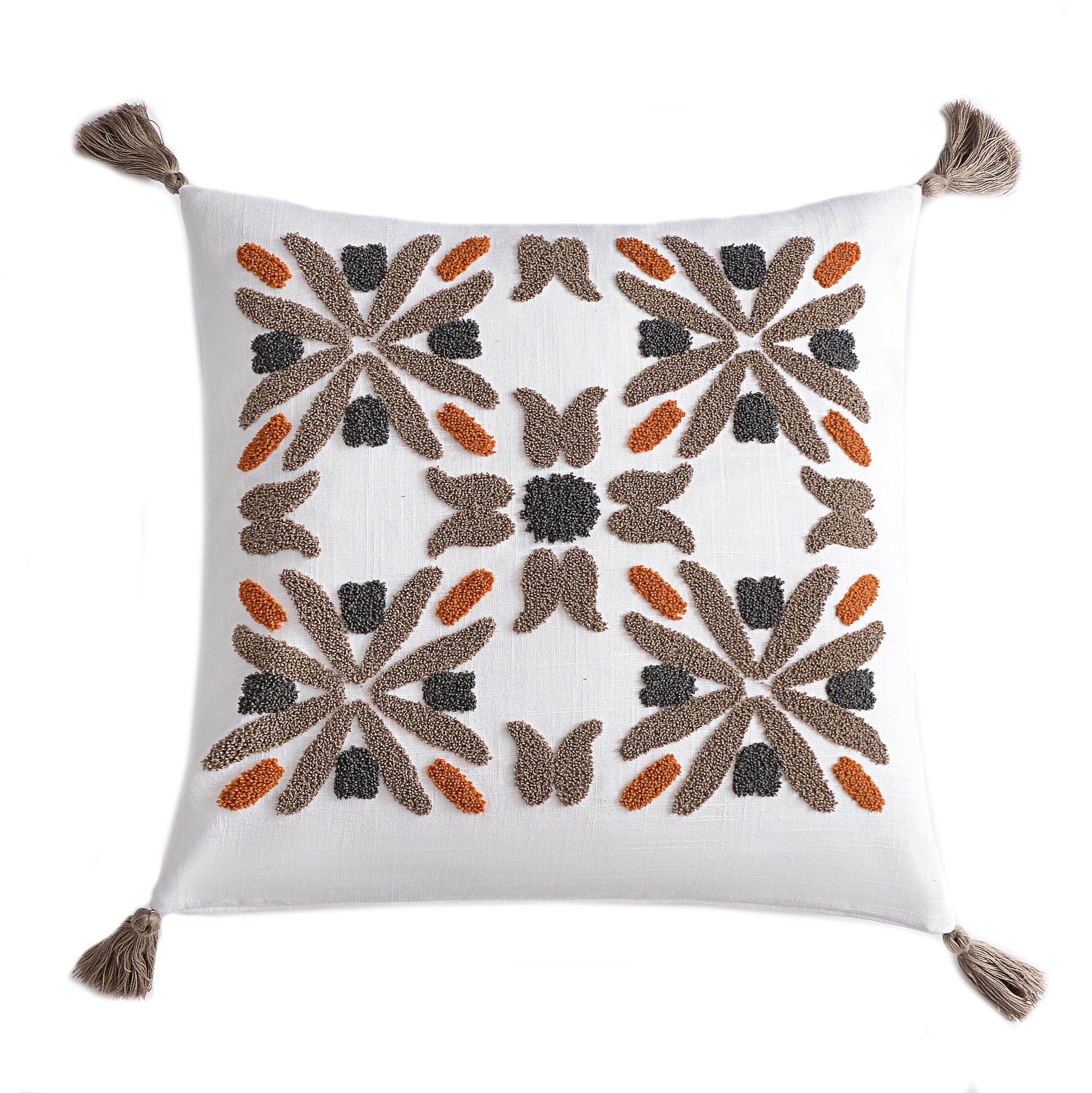 Abbie Crewel Embroidery Pillow