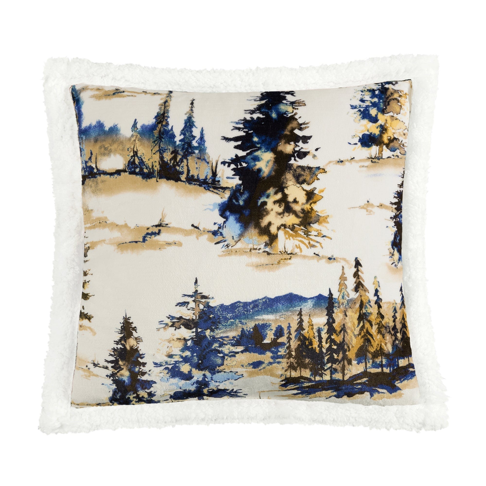 Acadia Campfire Sherpa Pillow
