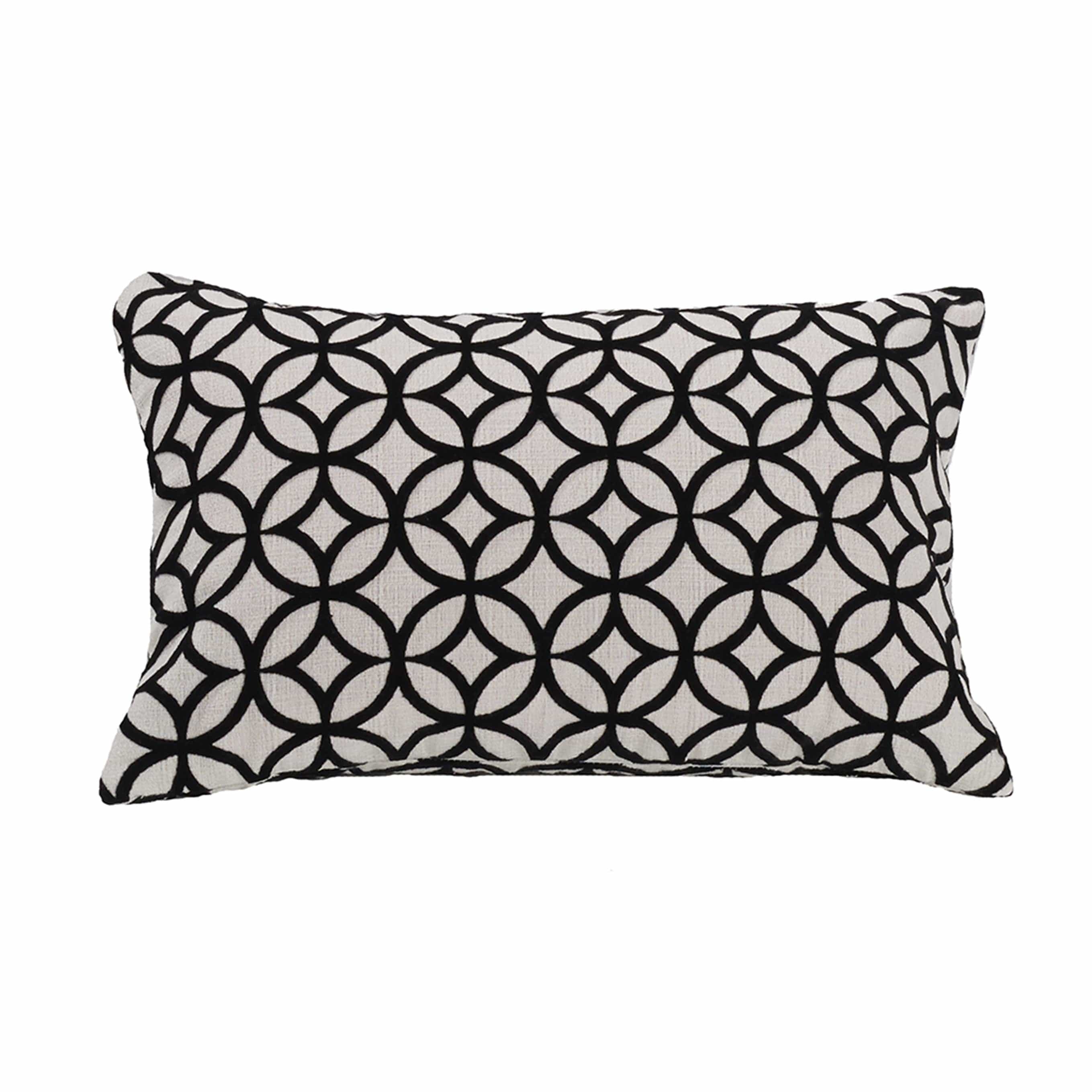 Augusta Cut Velvet Lumbar Pillow