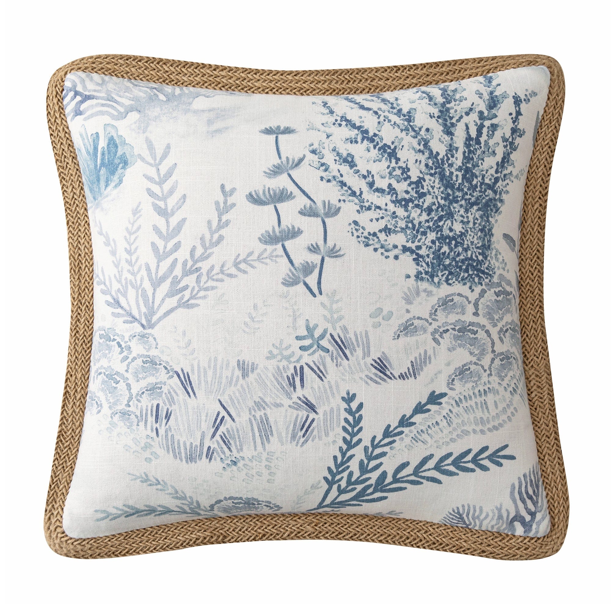 Oceania Jute Trim Square Pillow