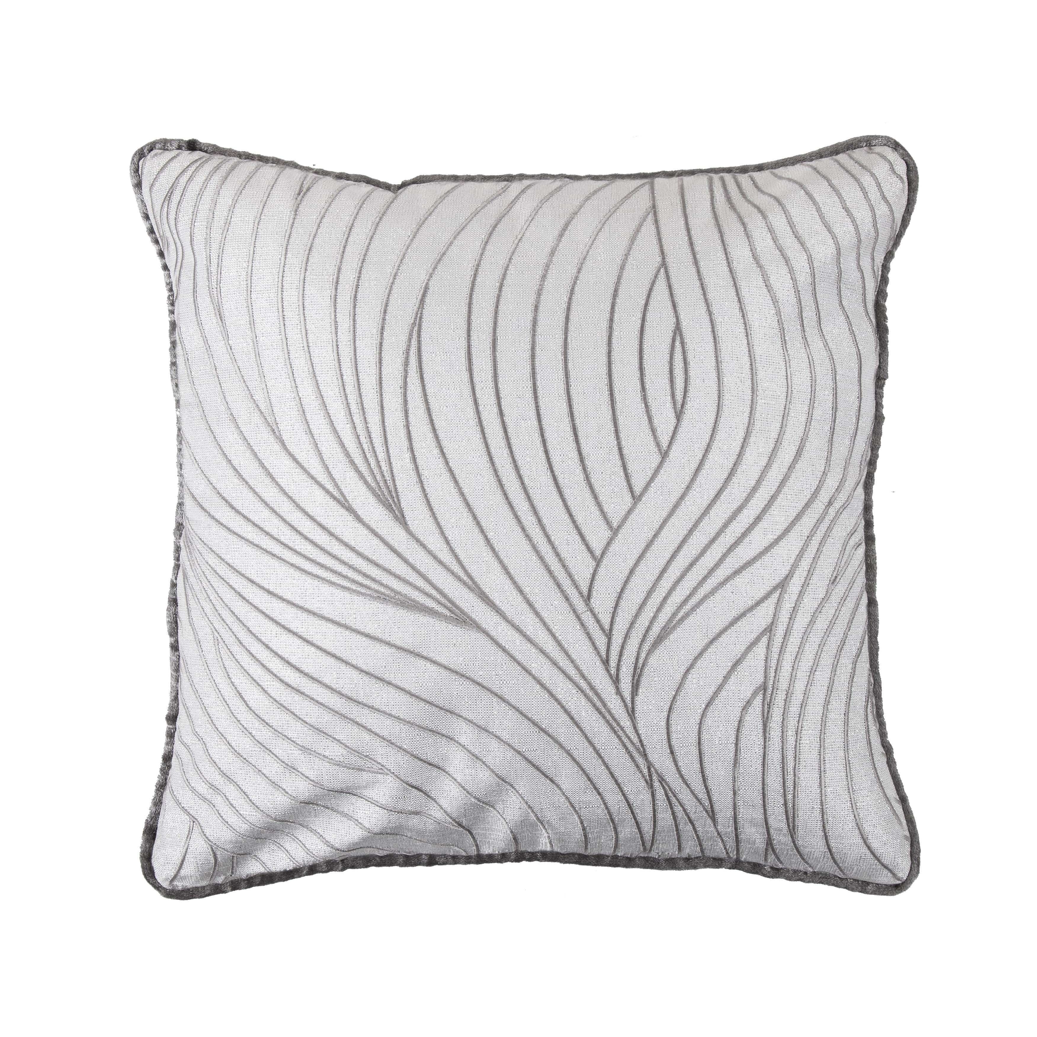 Celeste Wave Reversible Soft Velvet Throw Pillow