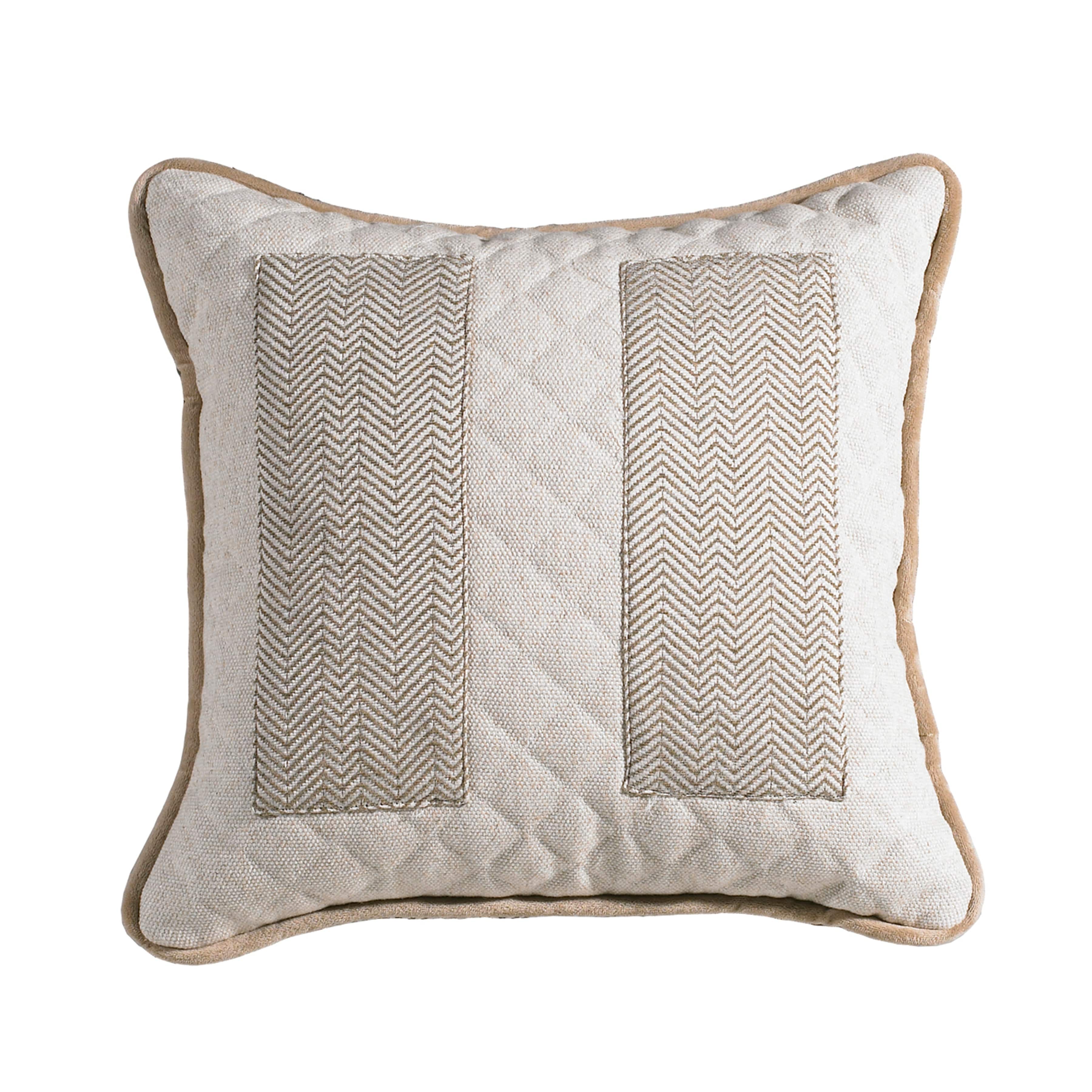 Fairfield Herringbone Pocket Throw Pillow