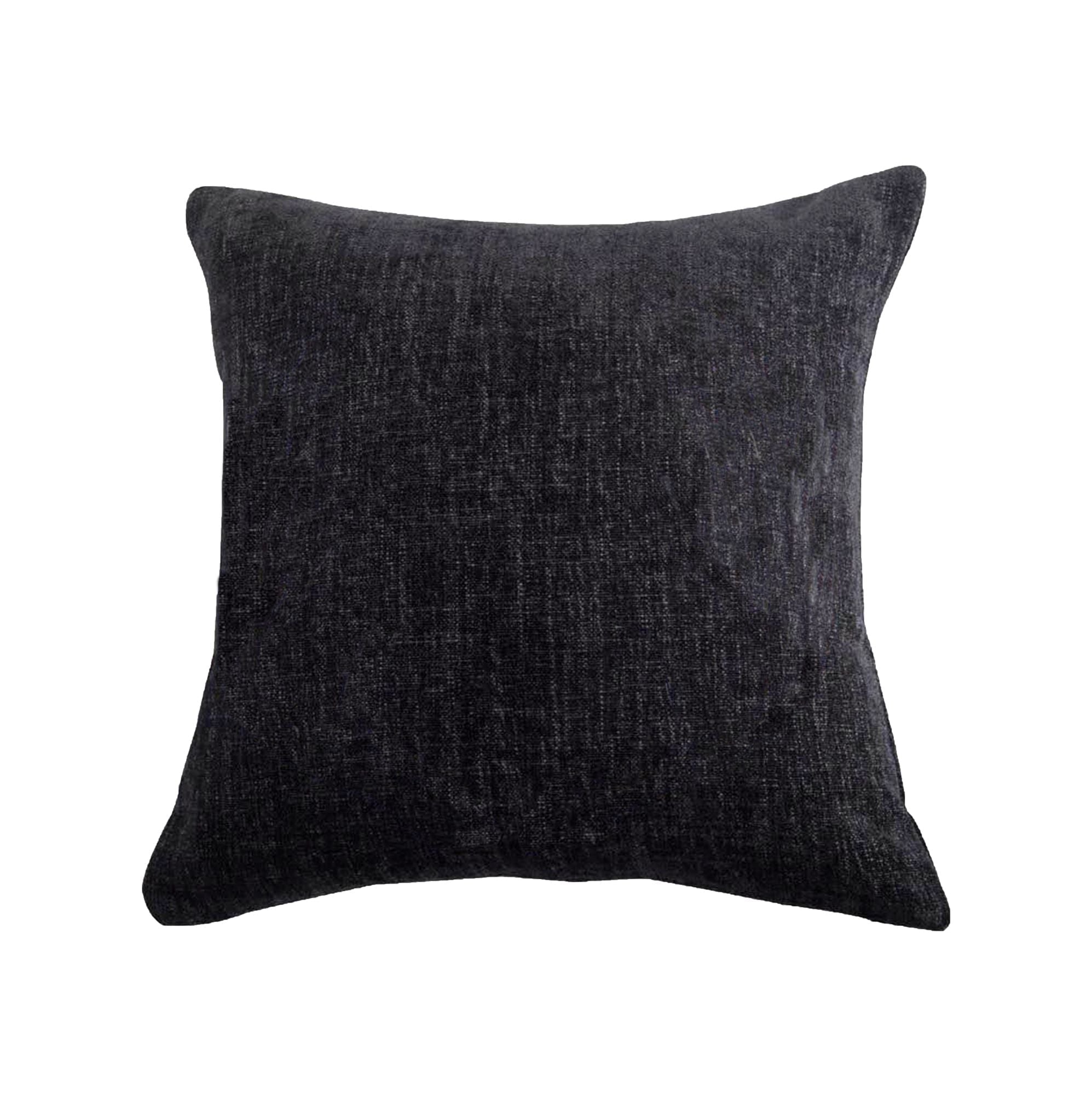 Hamilton Gray Chenille Embroidered White Antler Pillow