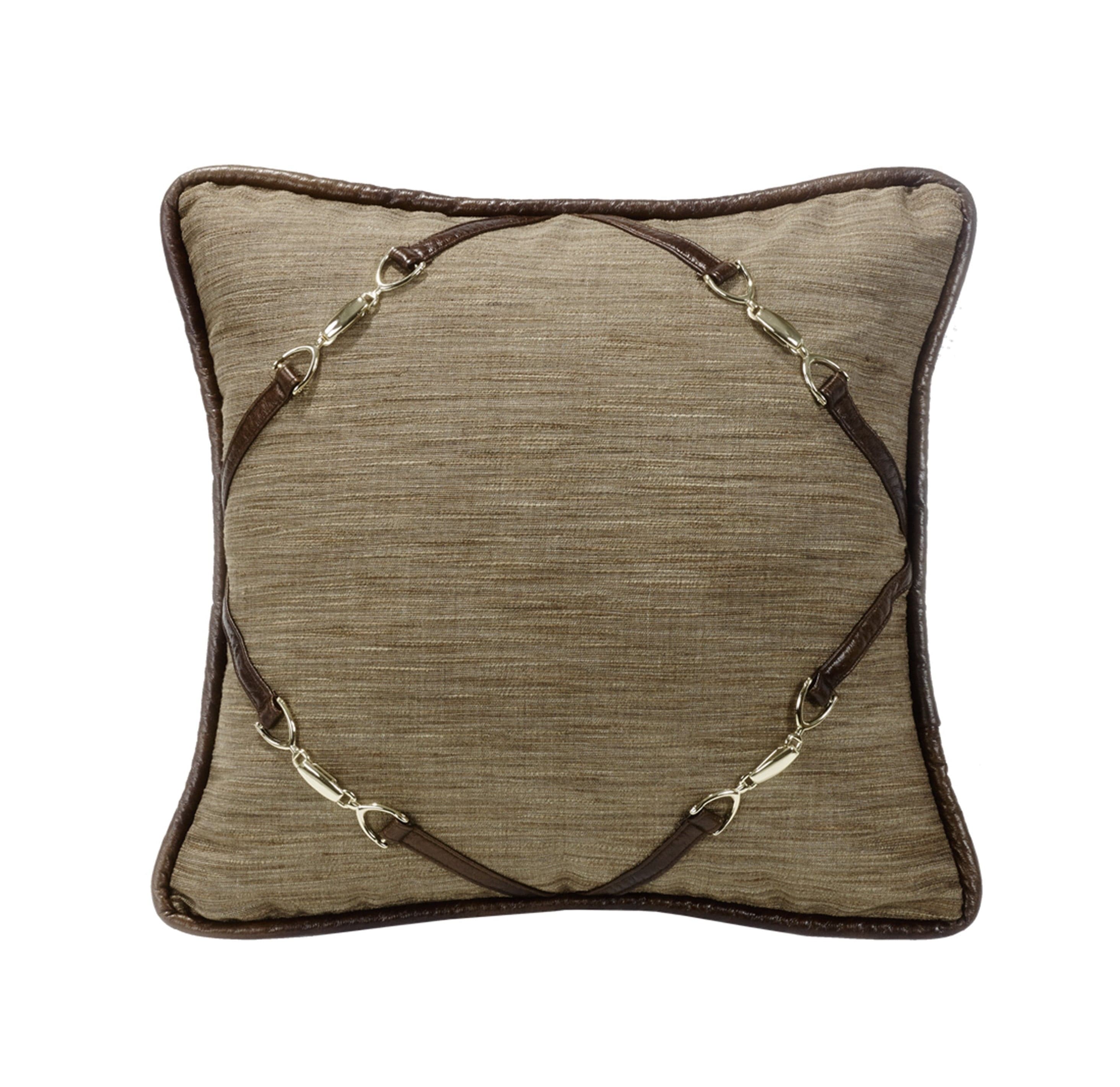Highland Lodge Buckle Cornered Throw Pillow