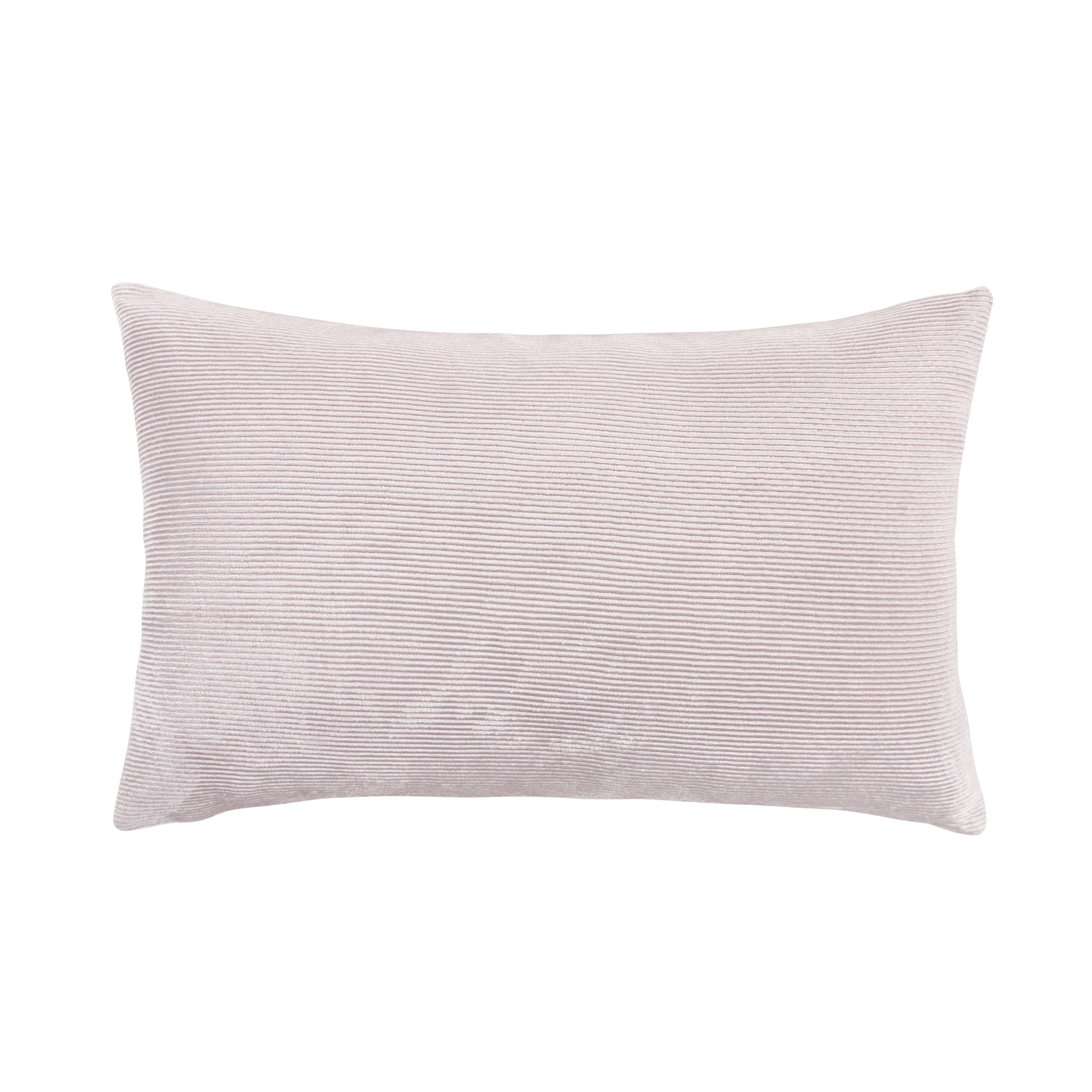 Pink Velvet Lumbar Pillow