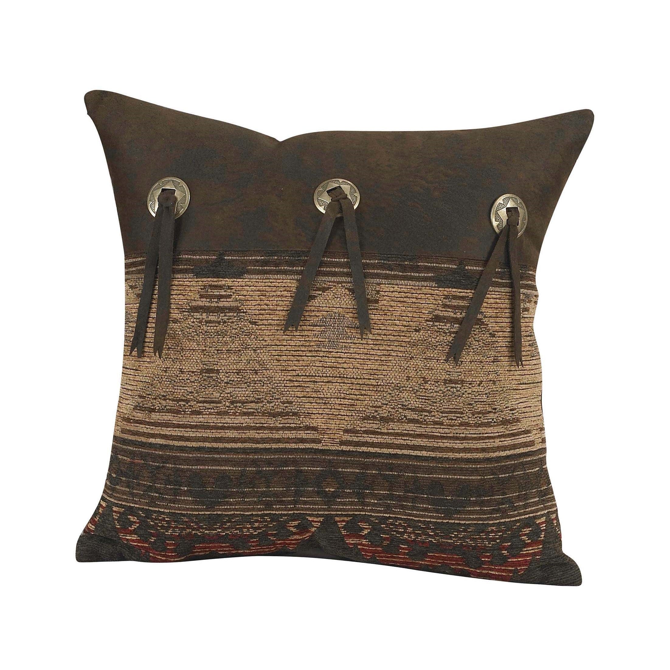 Sierra Concho Square Throw Pillow