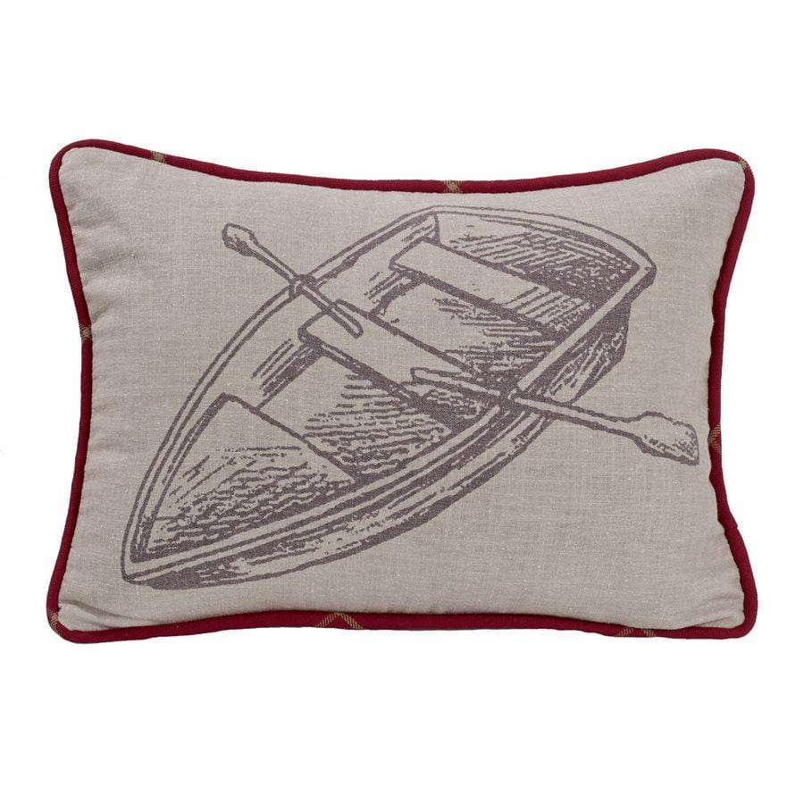 South Haven Printed Rowboat Accent Pillow