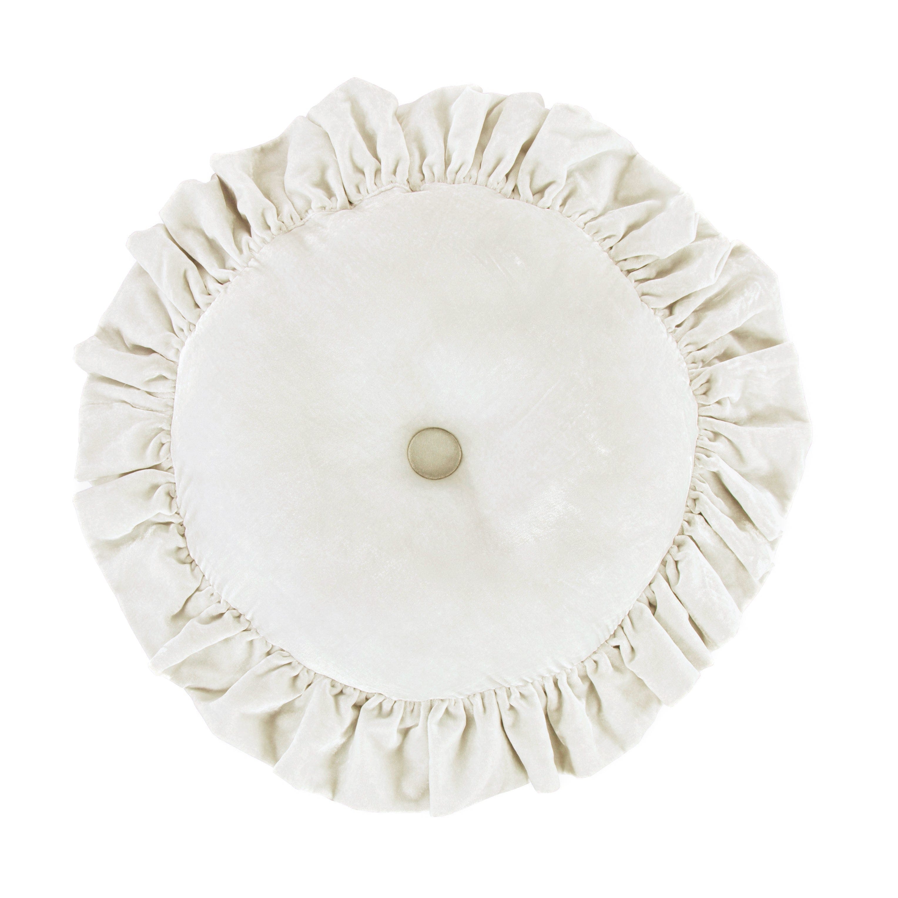 Stella Faux Silk Velvet Round Pillow