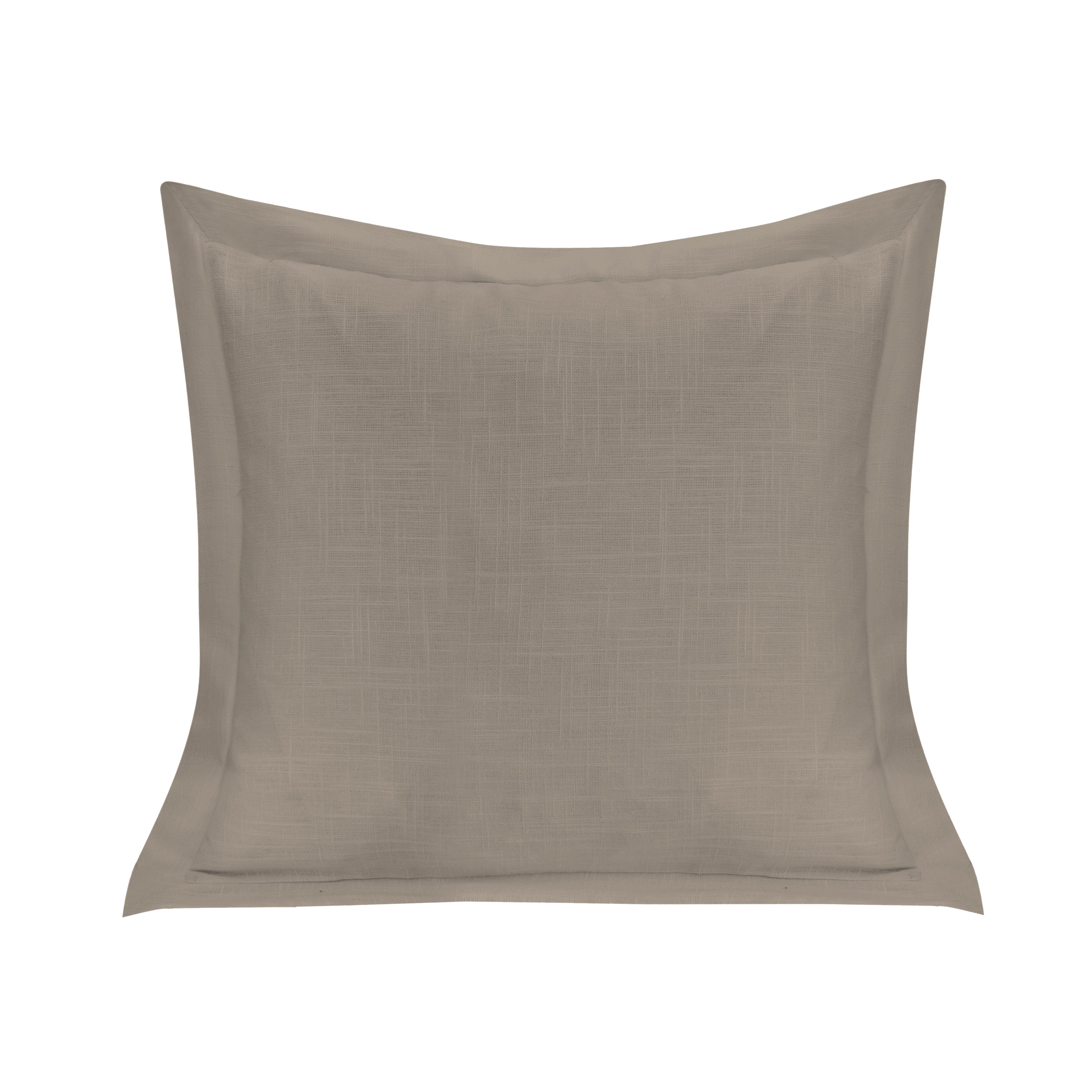 Single Flanged Washed Linen Pillow