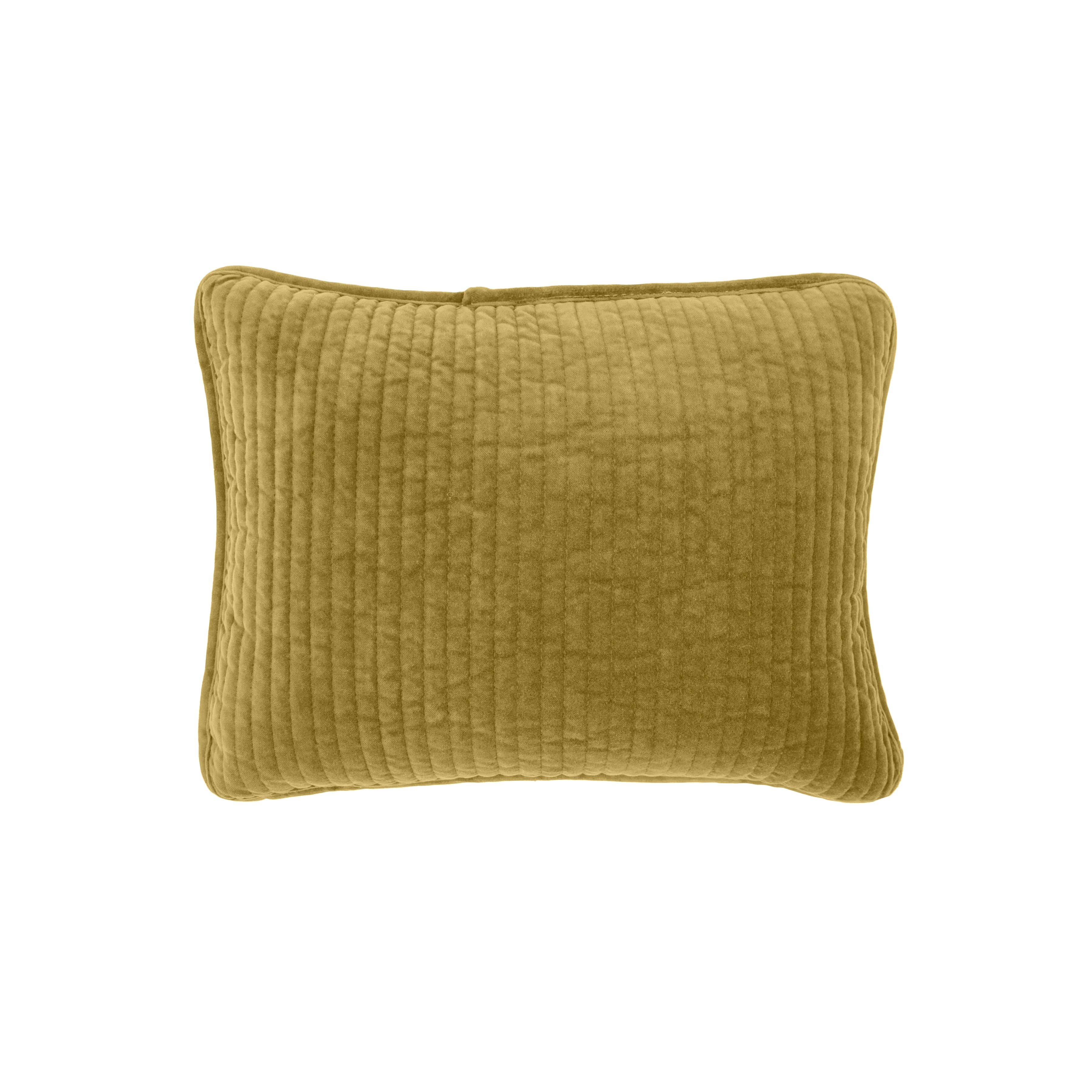 Stonewashed Cotton Velvet Boudoir Pillow