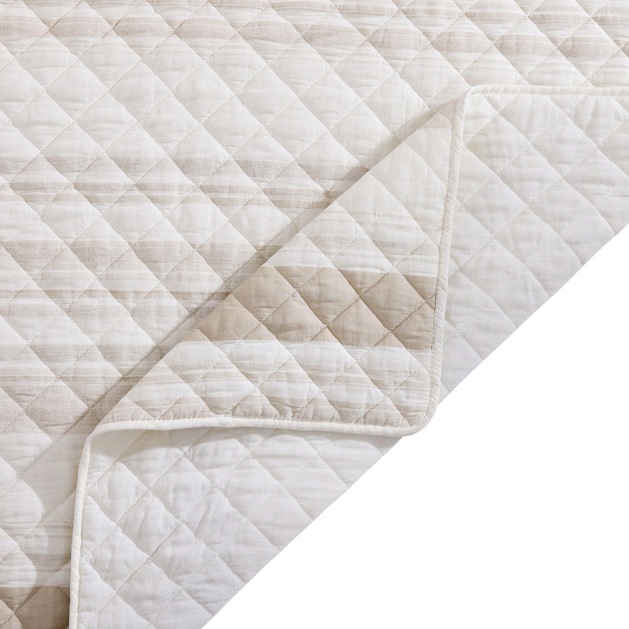 Mystic Stripe Cotton Gauze Quilt Set
