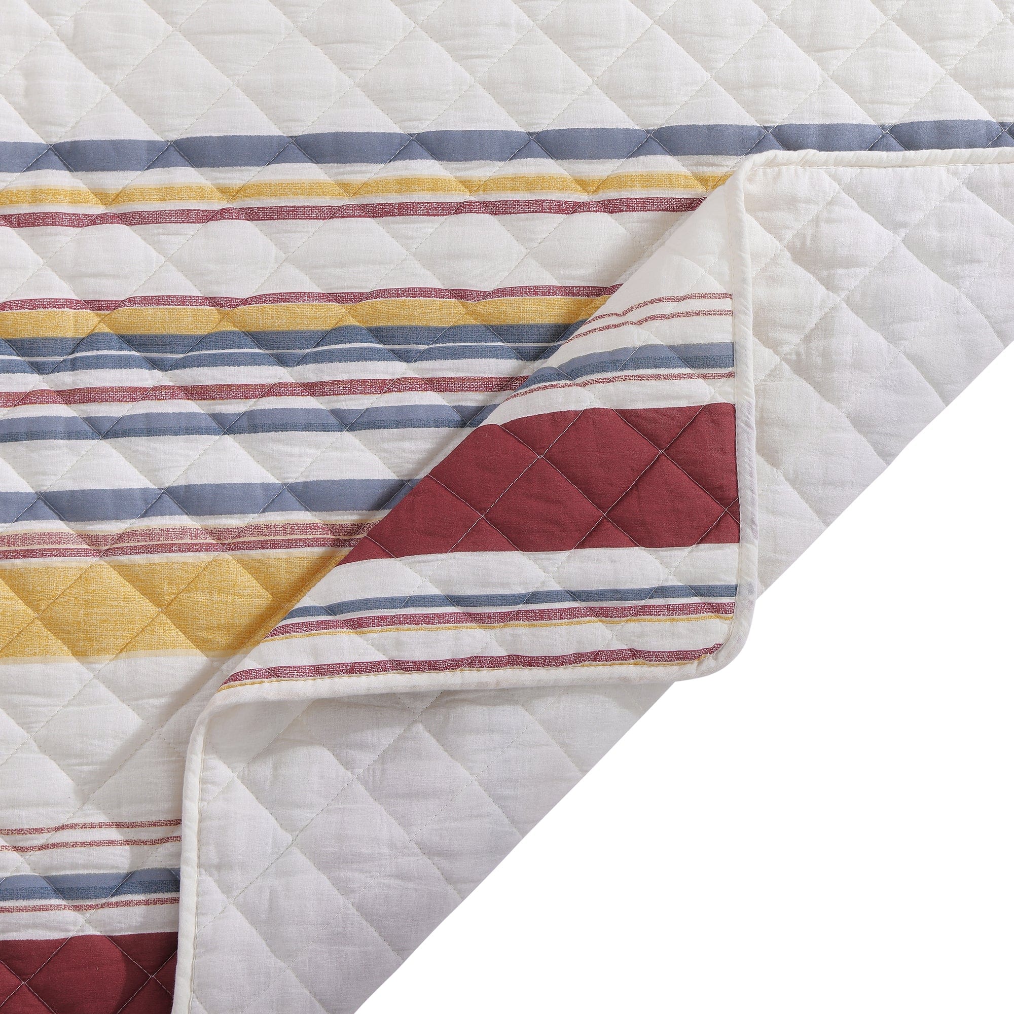 Mystic Stripe Cotton Gauze Quilt Set