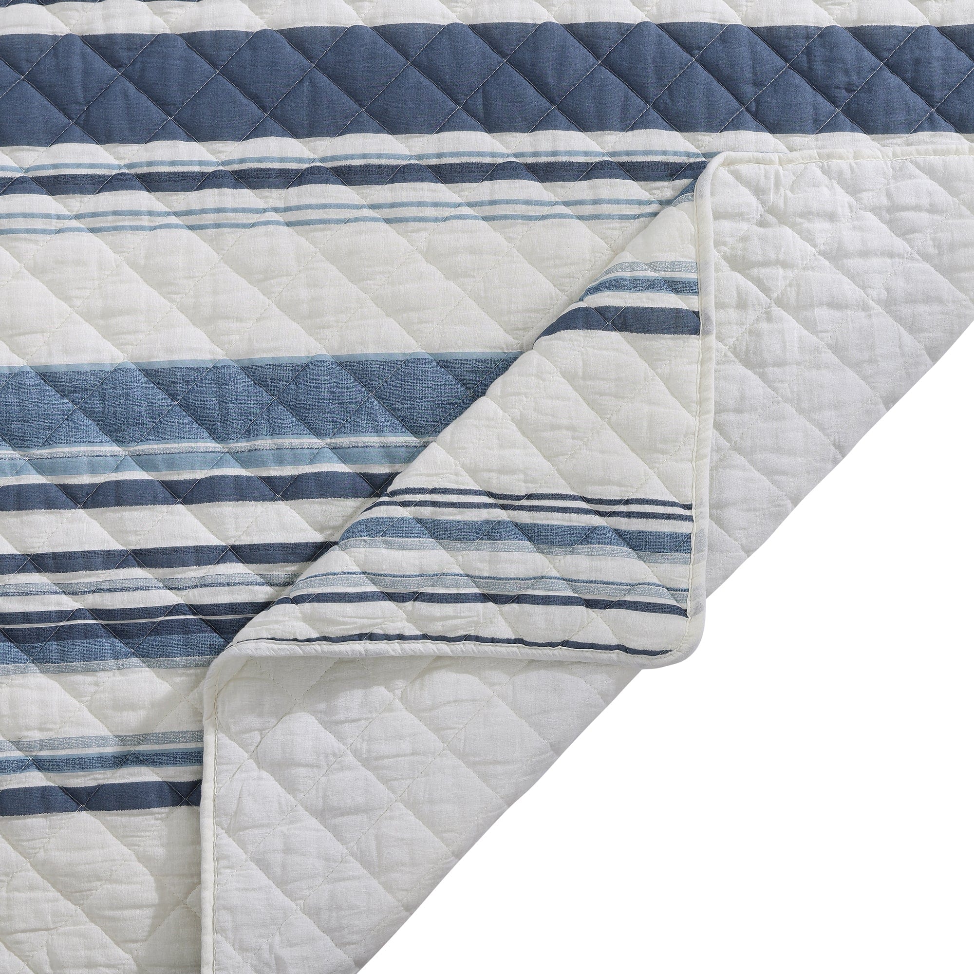 Mystic Stripe Cotton Gauze Quilt Set