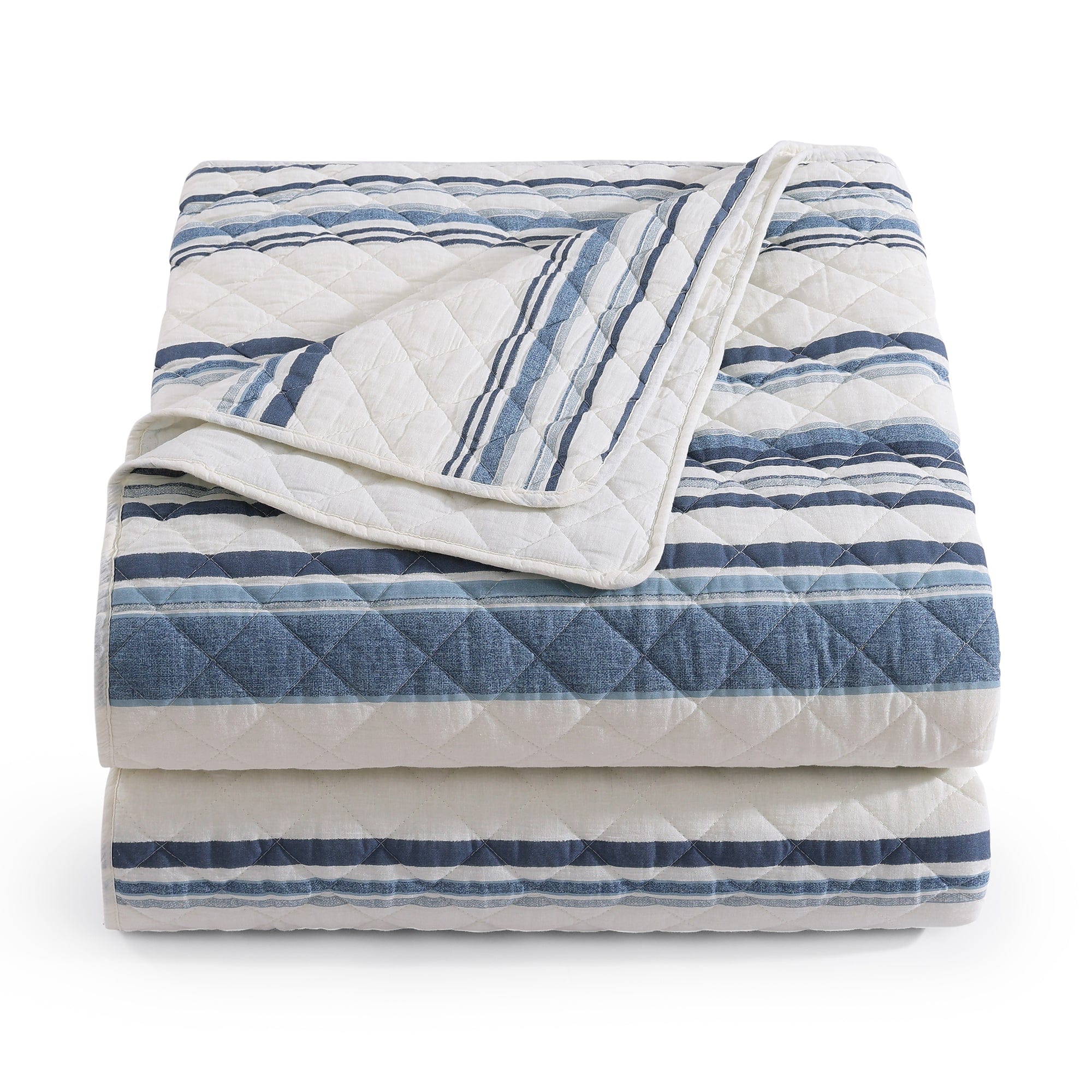 Mystic Stripe Cotton Gauze Quilt Set