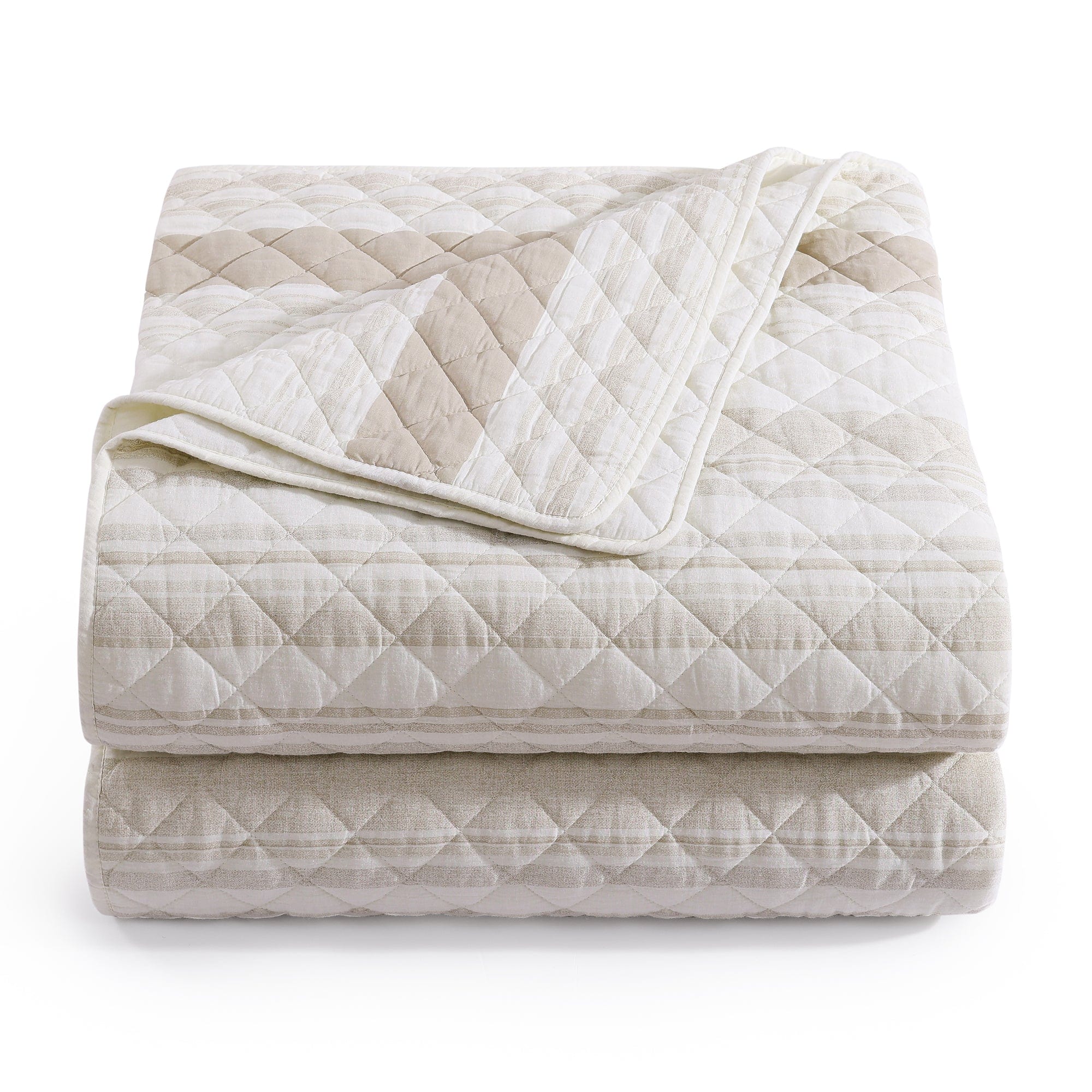 Mystic Stripe Cotton Gauze Quilt Set
