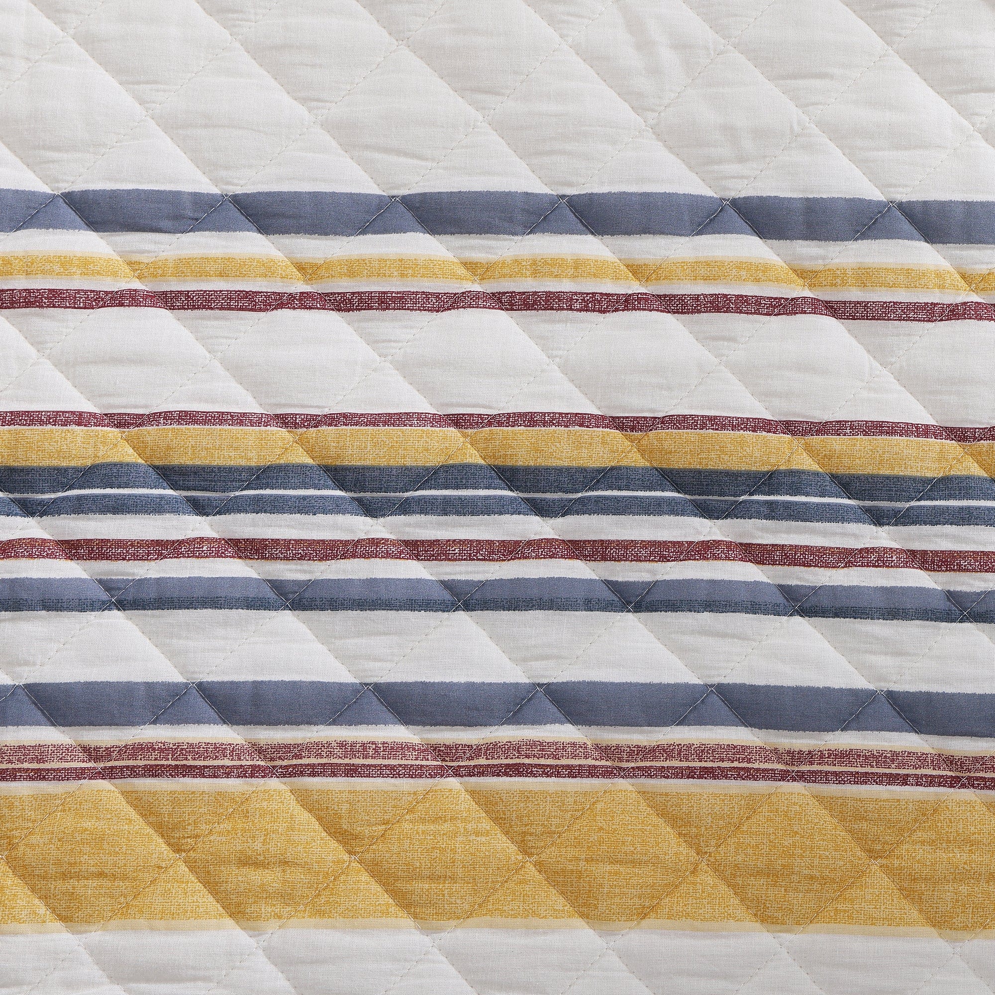 Mystic Stripe Cotton Gauze Quilt Set