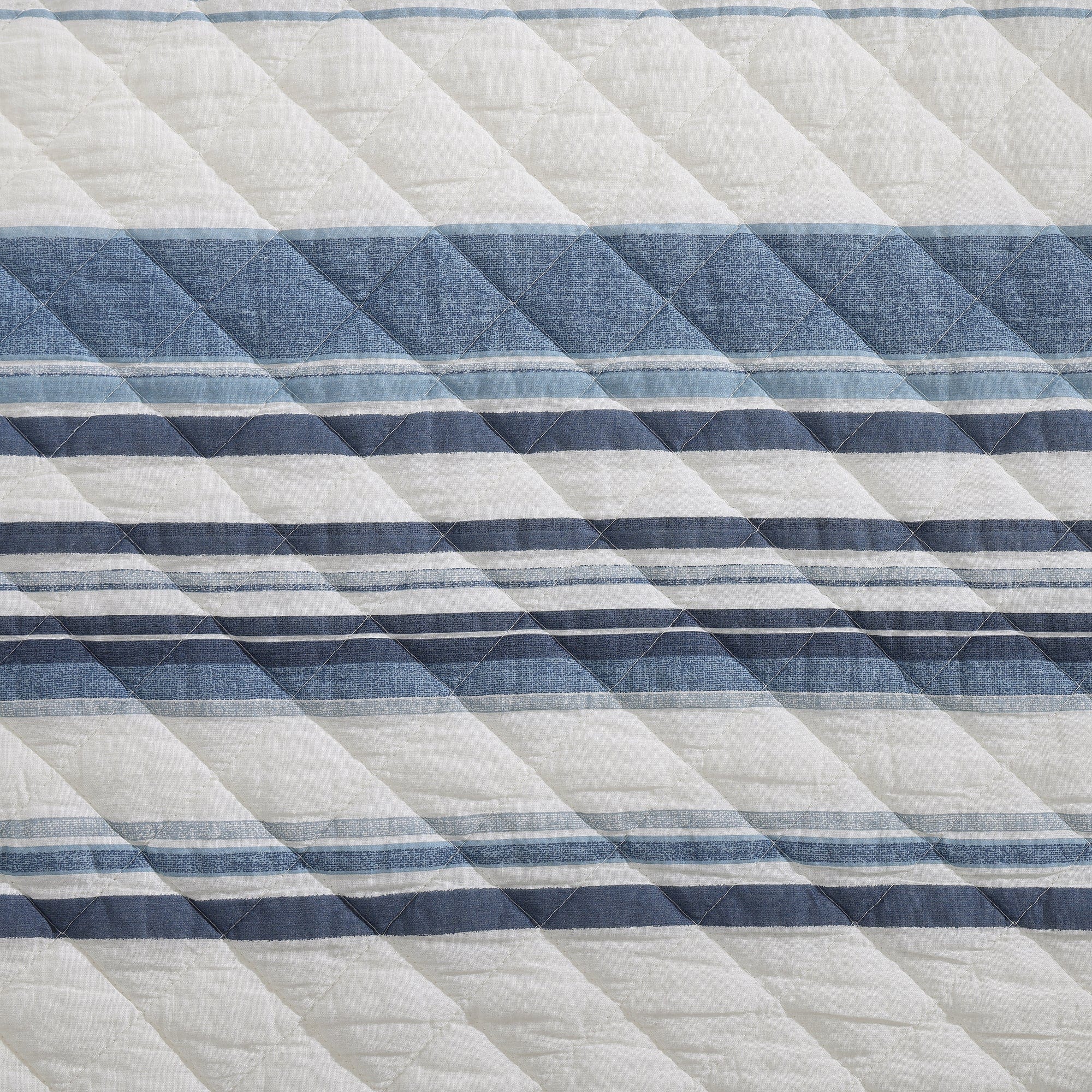 Mystic Stripe Cotton Gauze Quilt Set