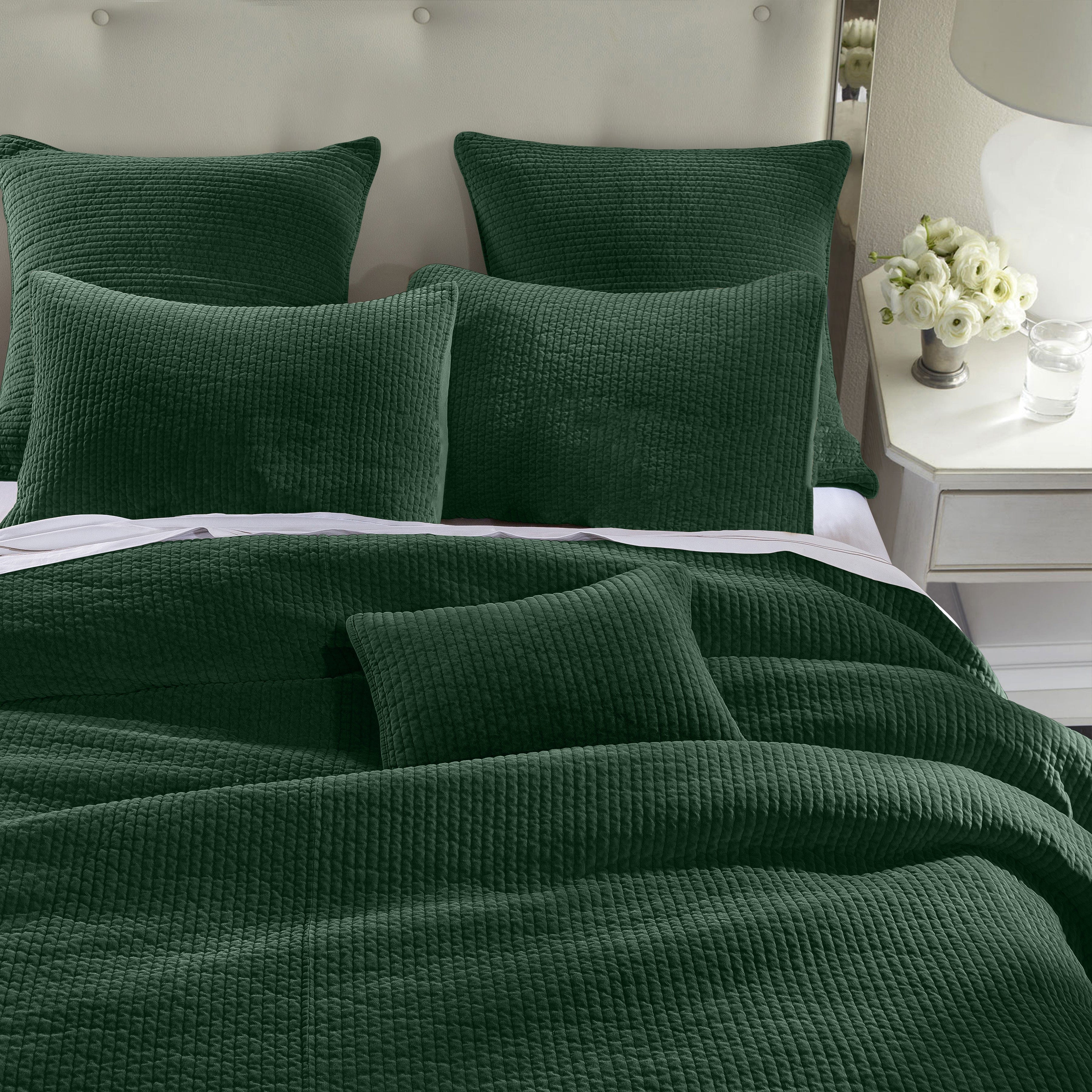 Stonewashed Cotton Velvet Quilt