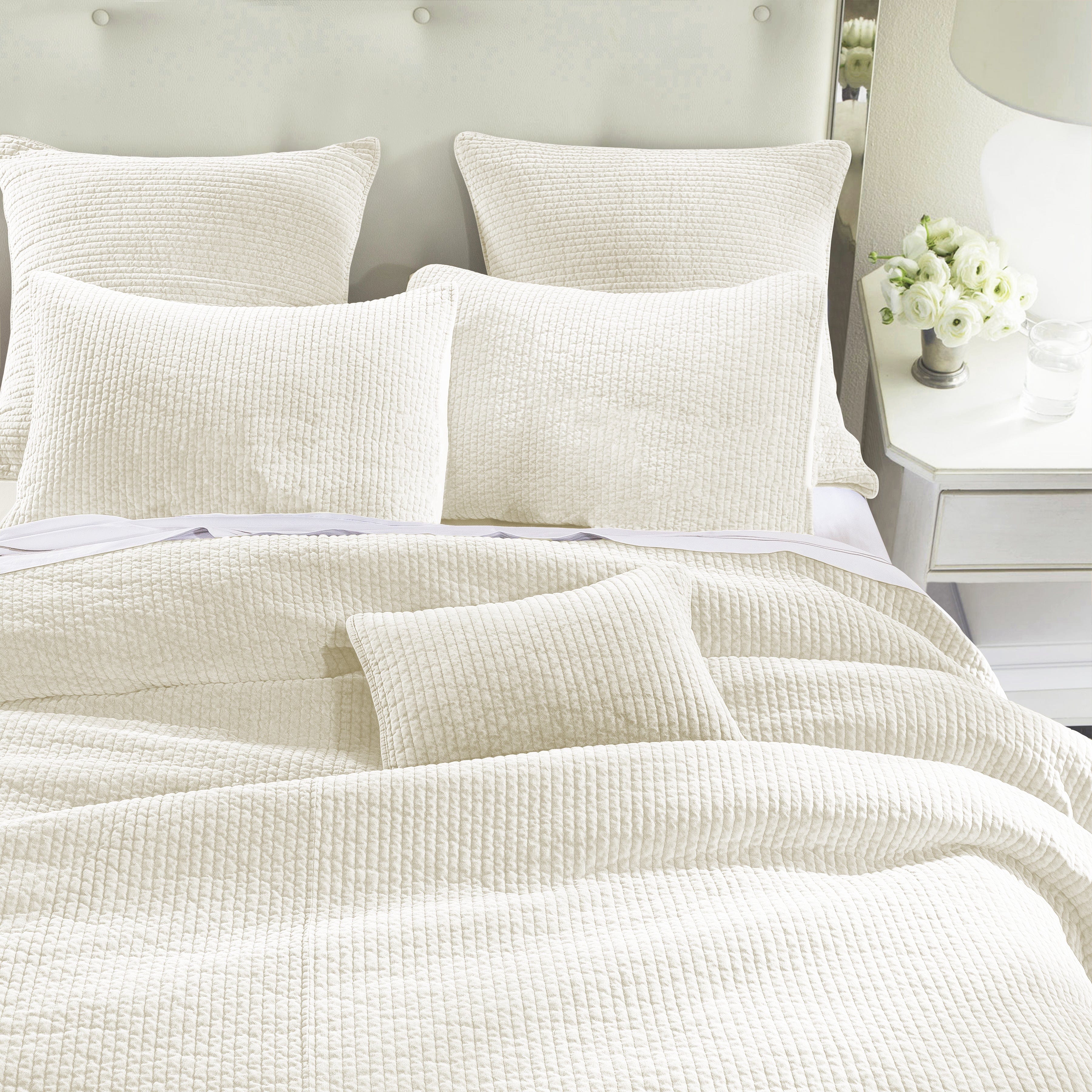 Stonewashed Cotton Velvet Quilt