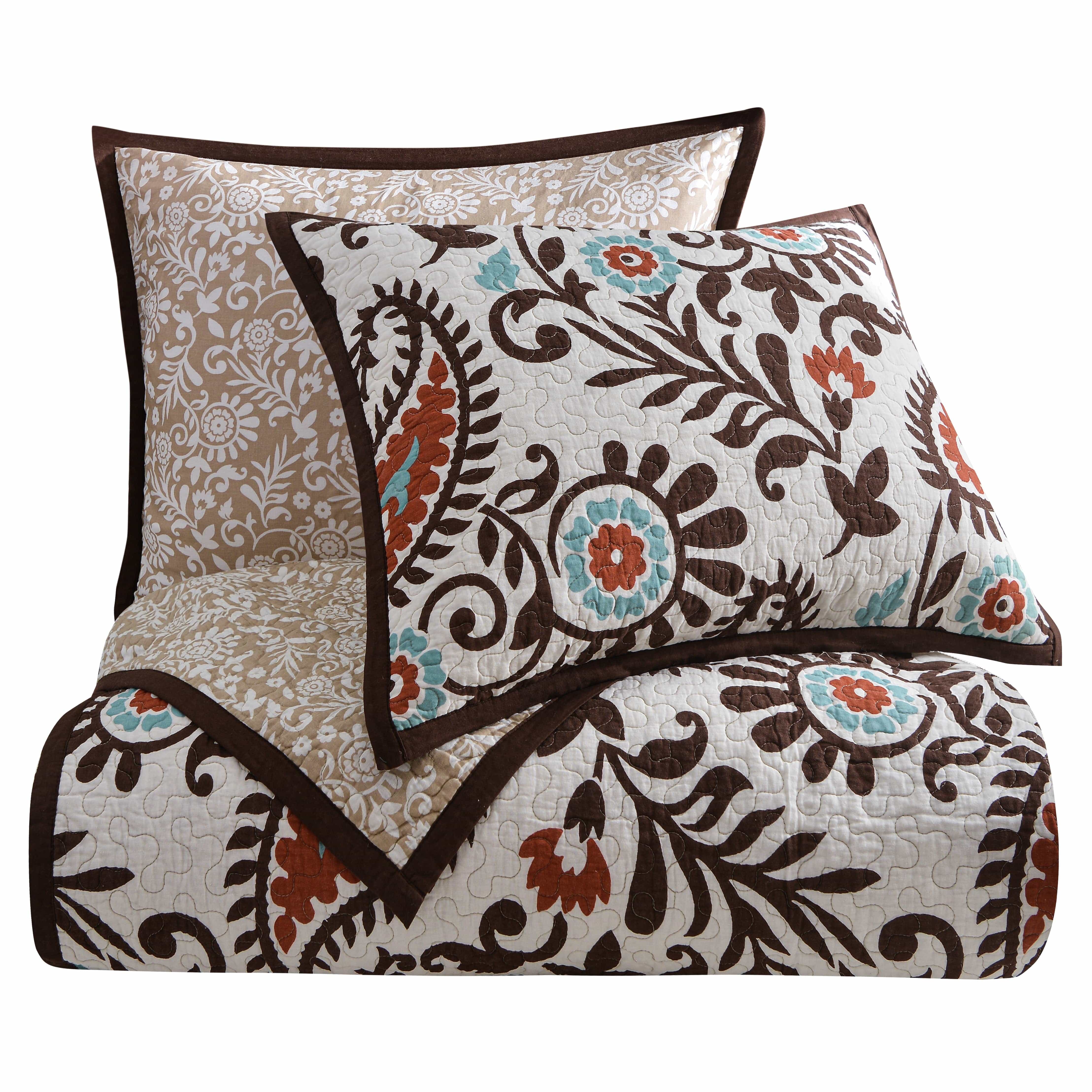 Rebecca Paisley Reversible Quilt Set