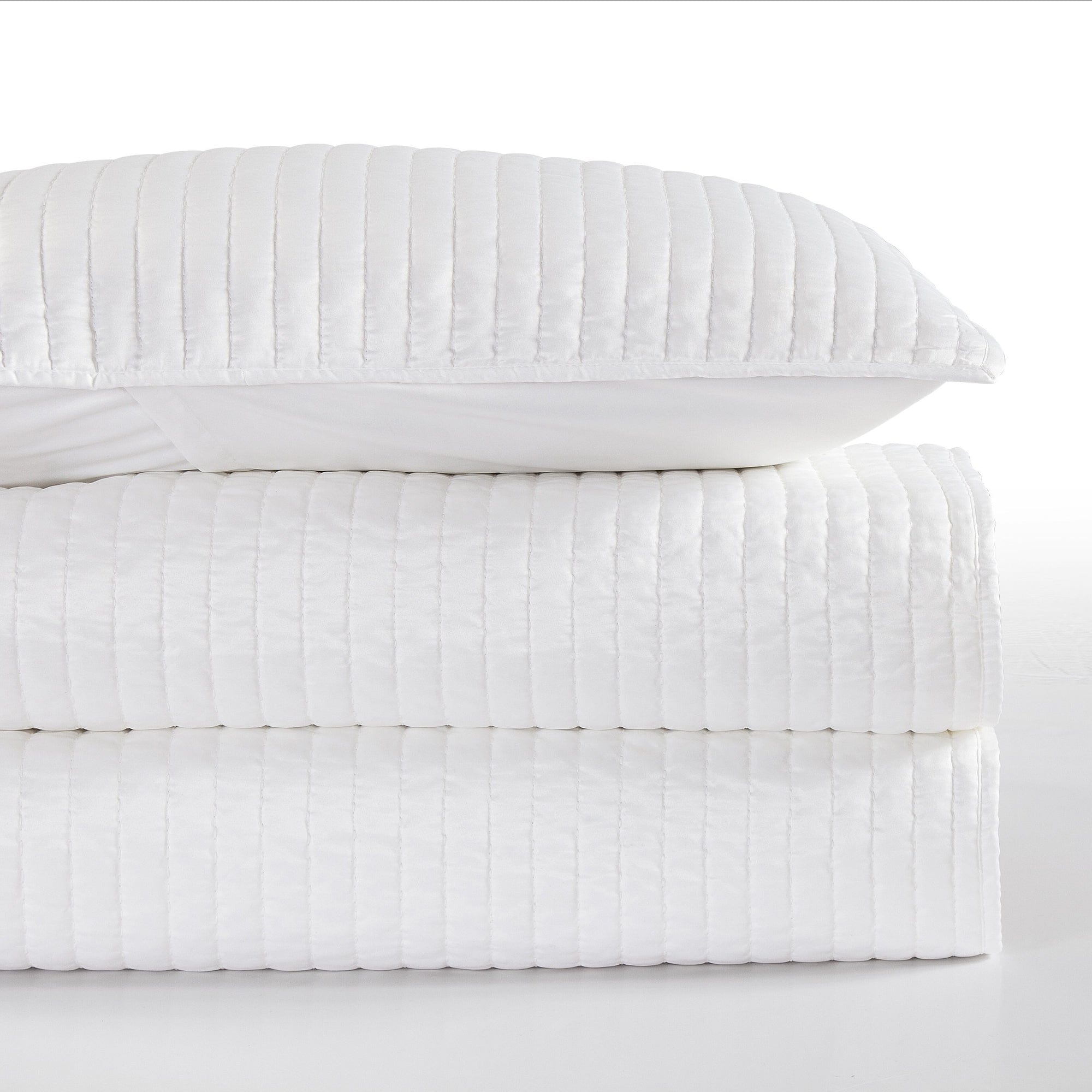 Satin Channel Quilt Set