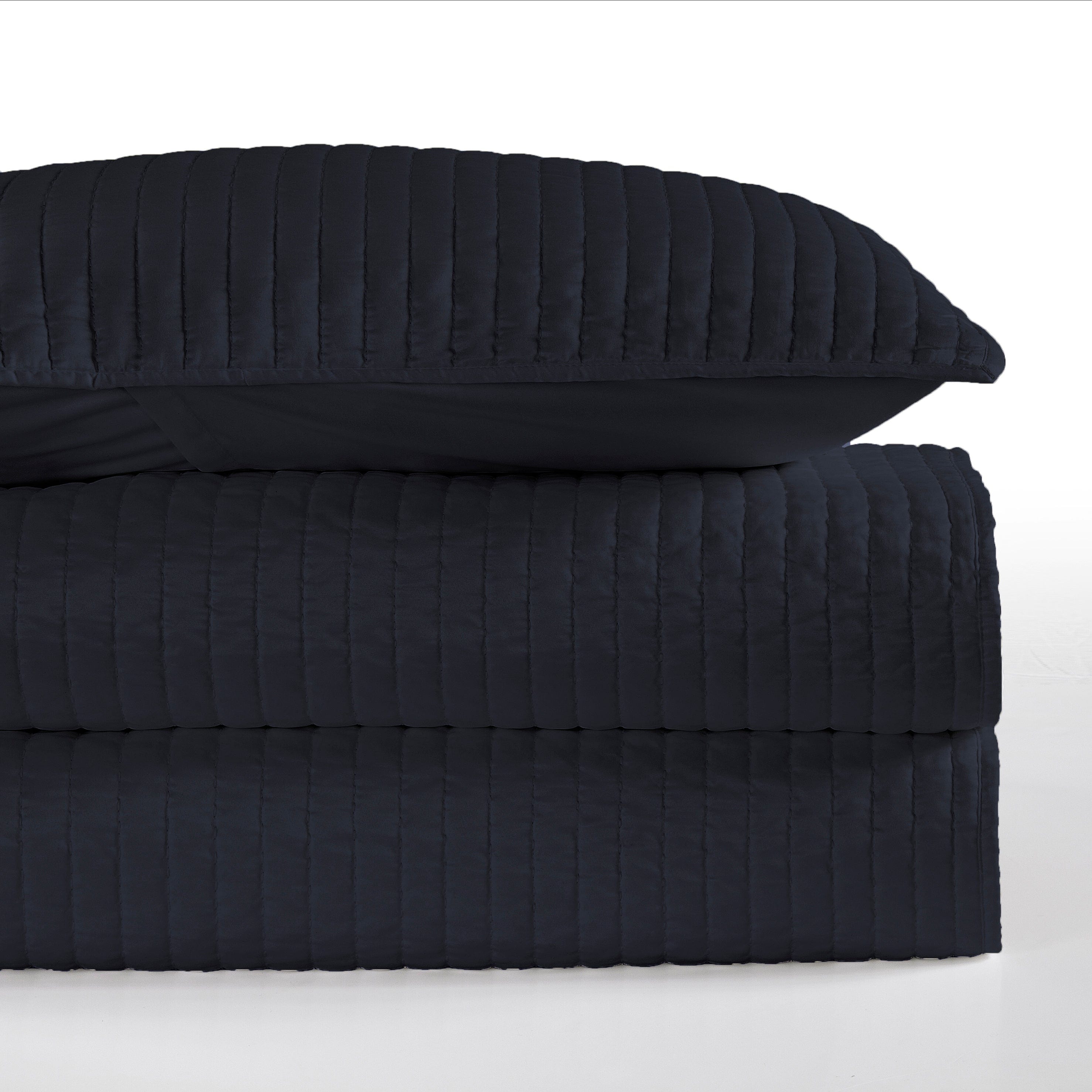 Satin Channel Quilt Set