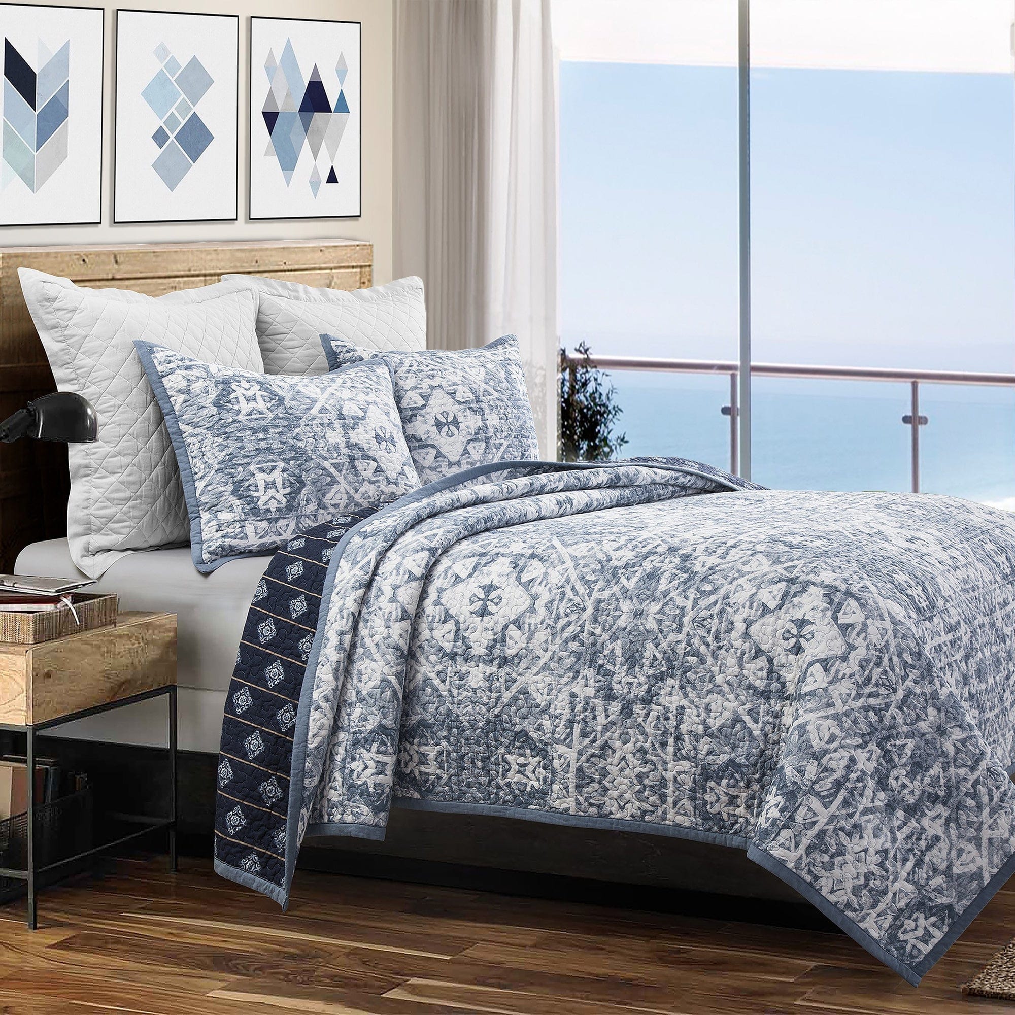Skyler Reversible Quilt Set, Twin