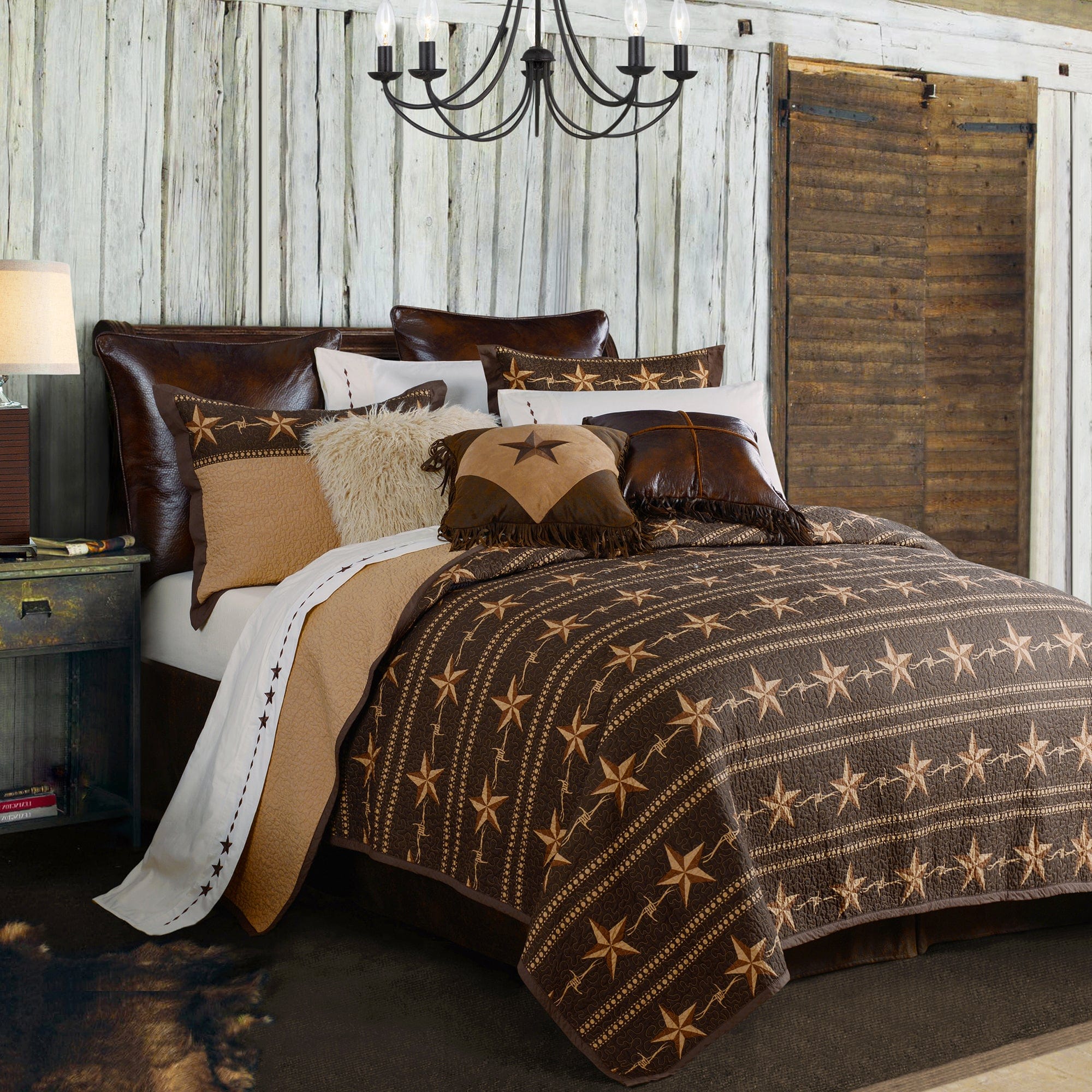 Star Ranch Reversible Quilt Set, Twin