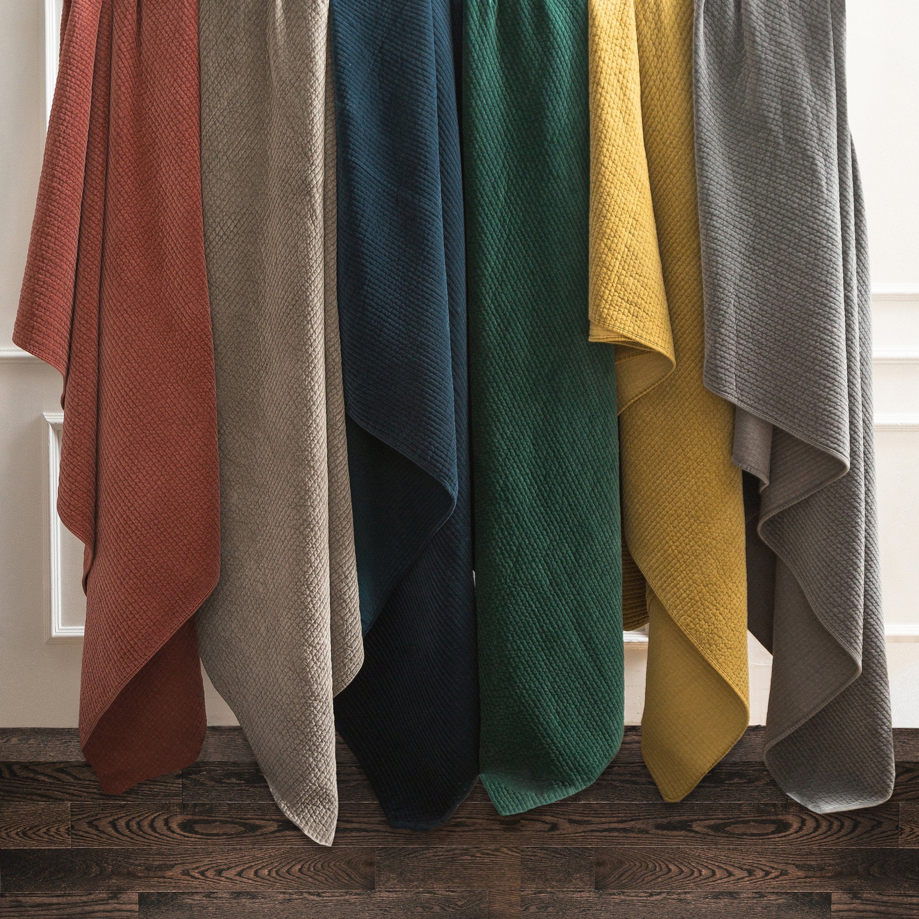 Stonewashed Cotton Velvet Quilt