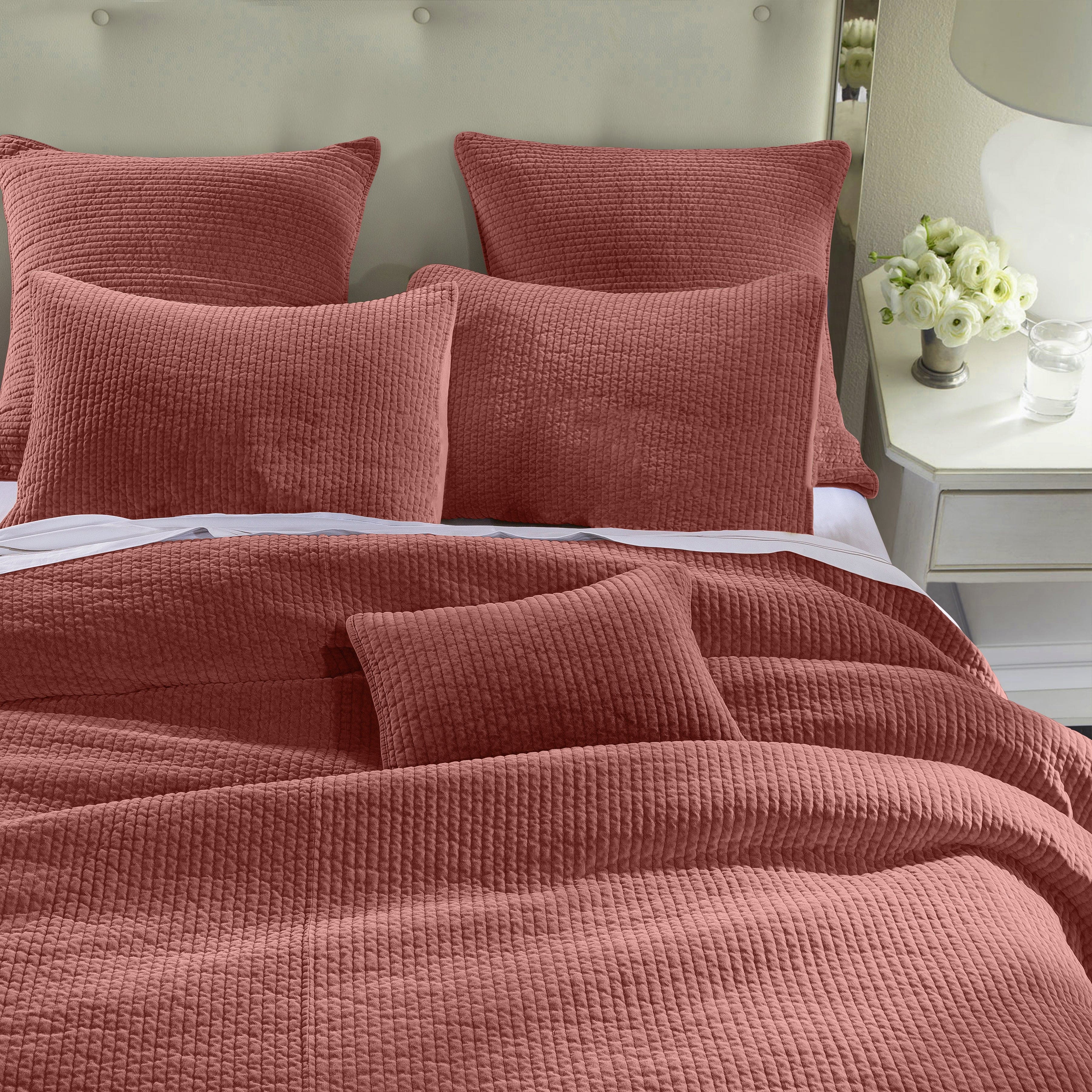 Stonewashed Cotton Velvet Quilt