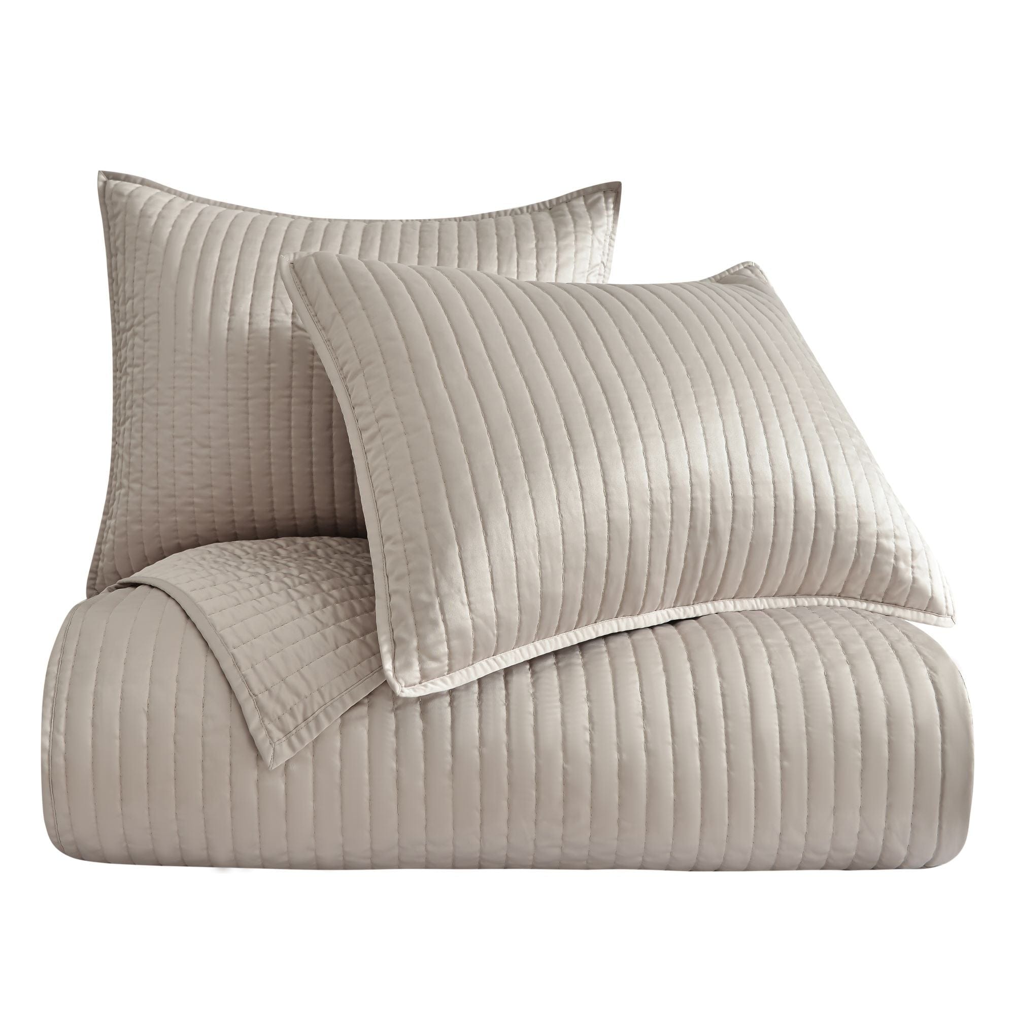 Satin Channel Quilt Set