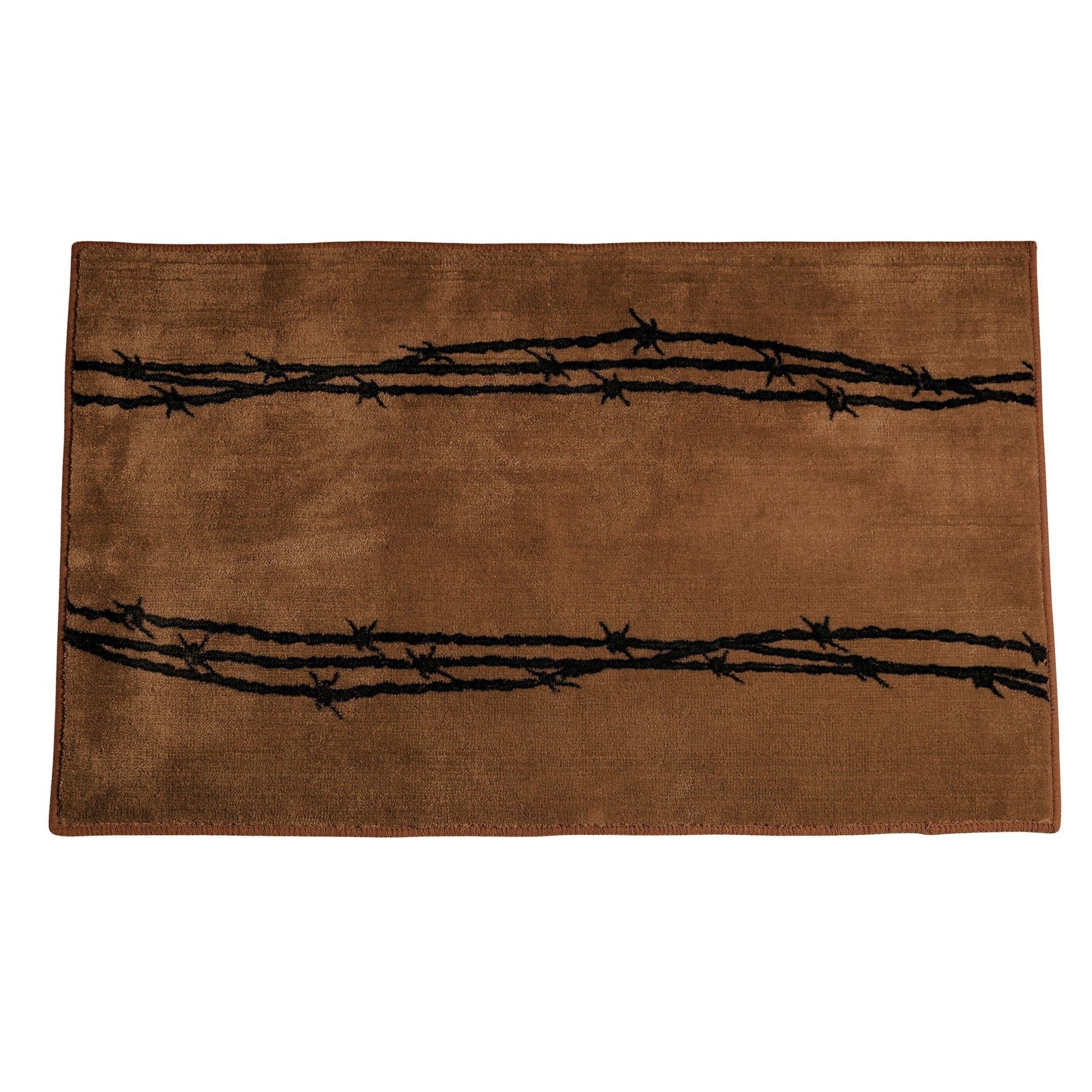 Barbwire Print Rug