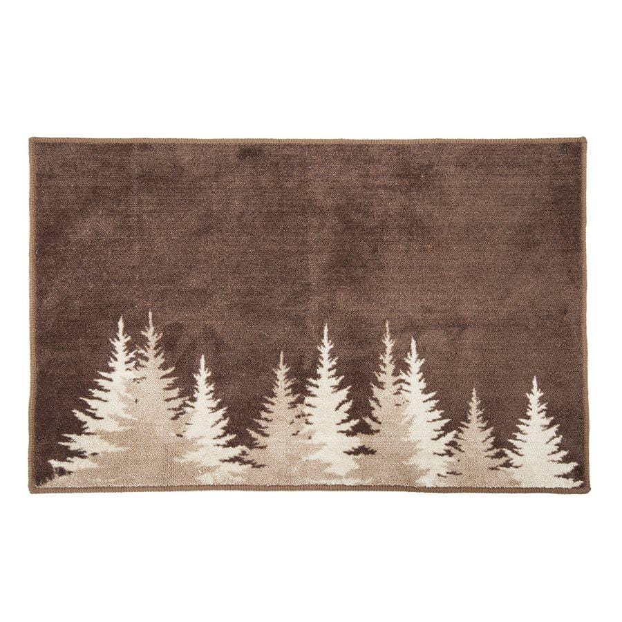 Clearwater Pines Chocolate Kitchen/Bath Rug