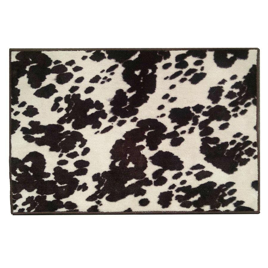 Cowhide Print Kitchen/Bath Rug