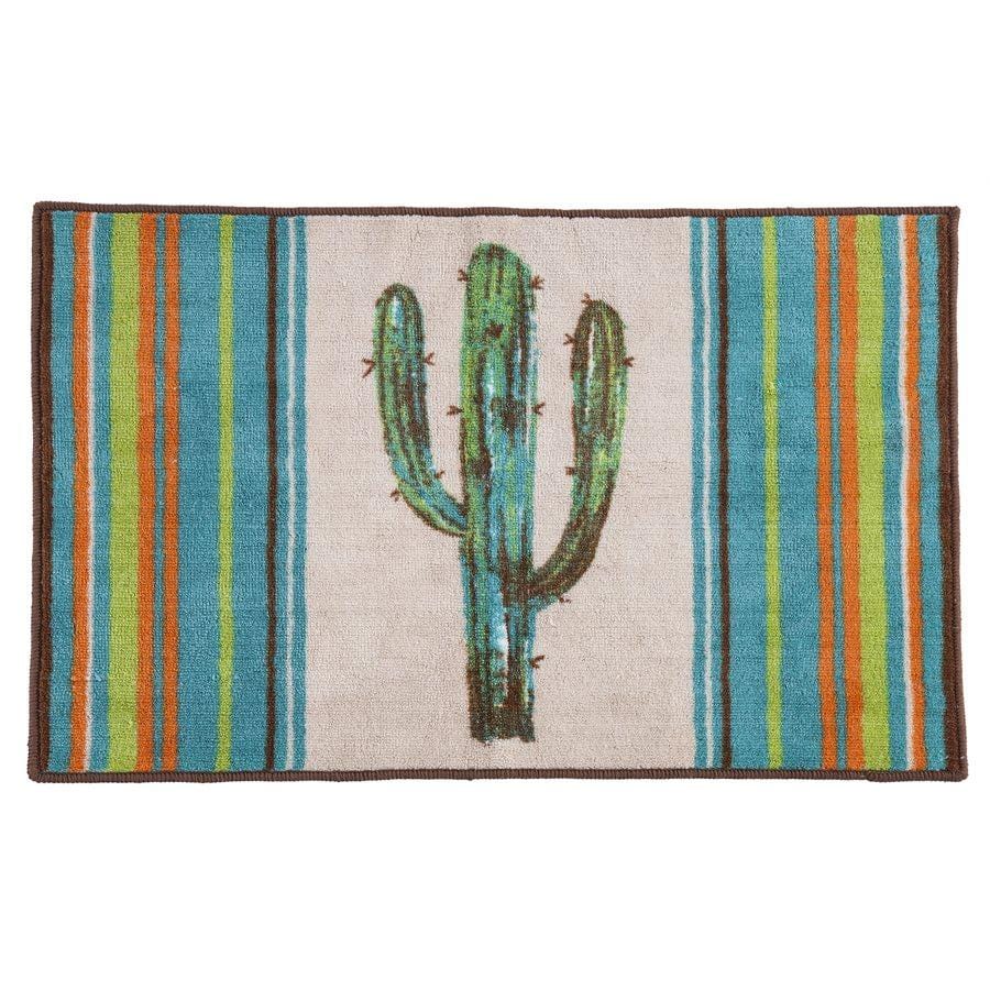 Serape Colorful Cactus Rug
