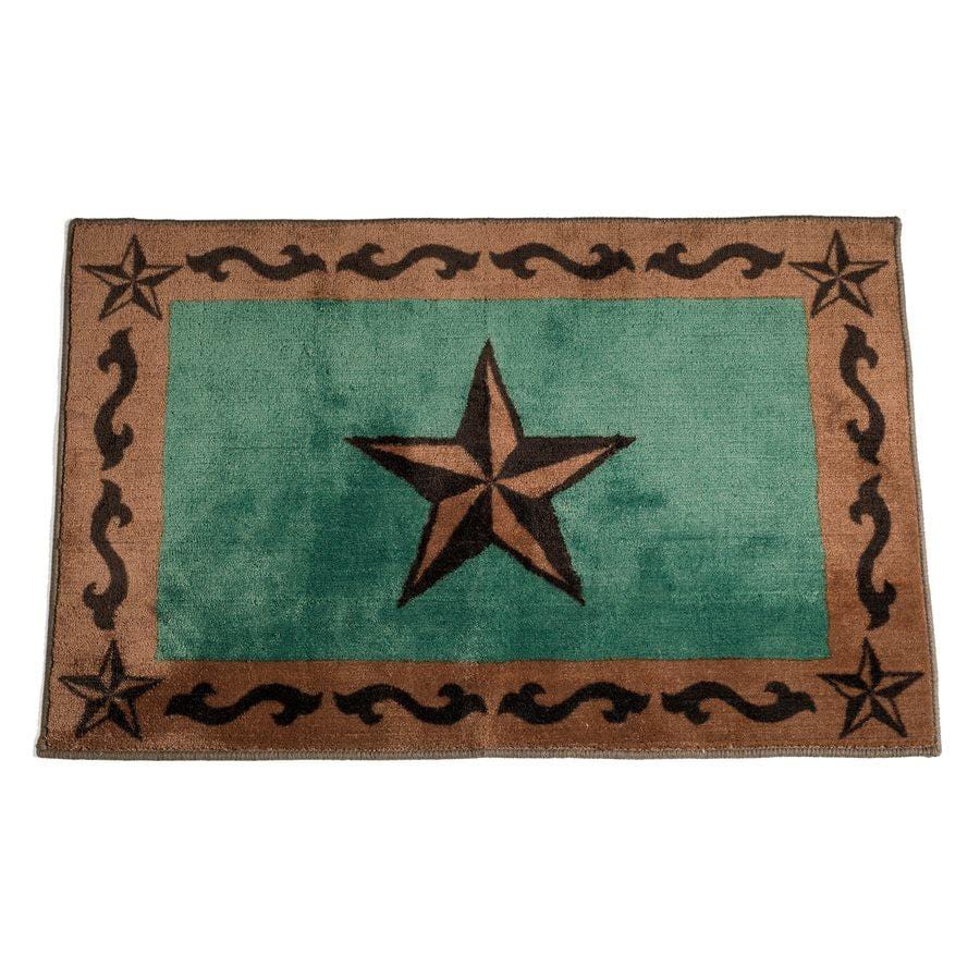 Star Scroll Motif Rug