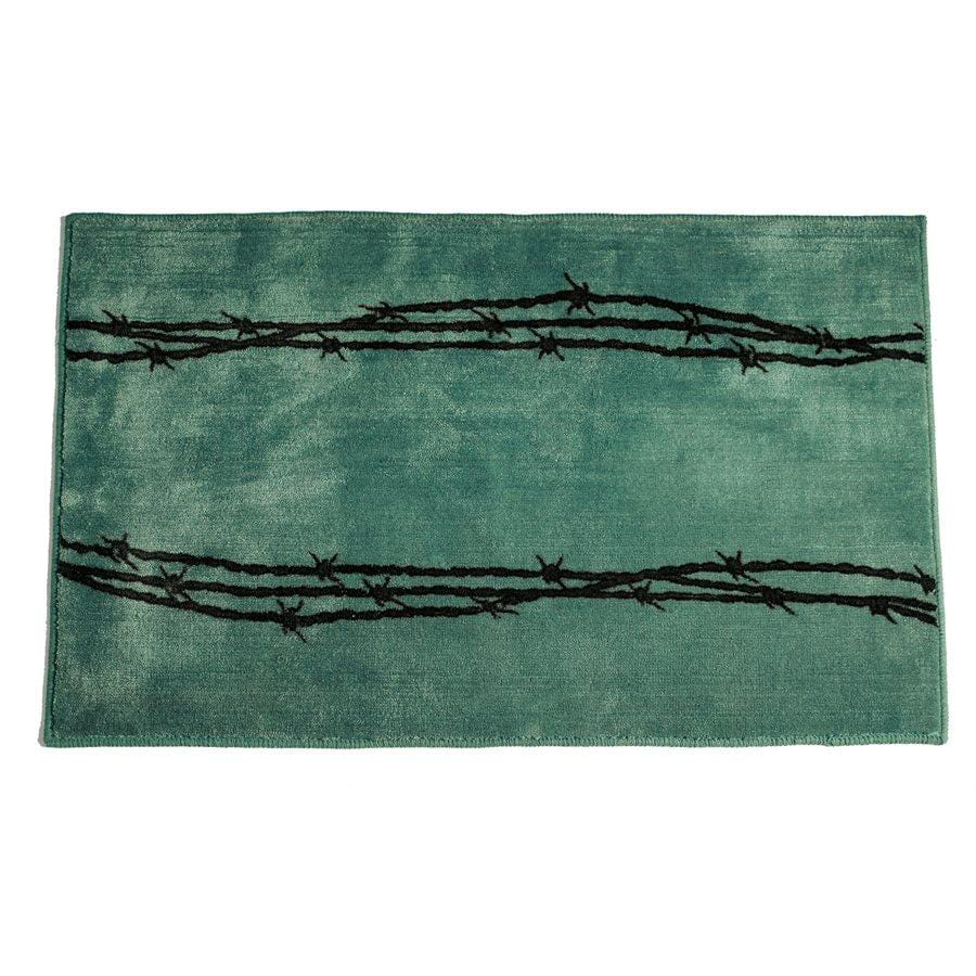 Barbwire Print Rug