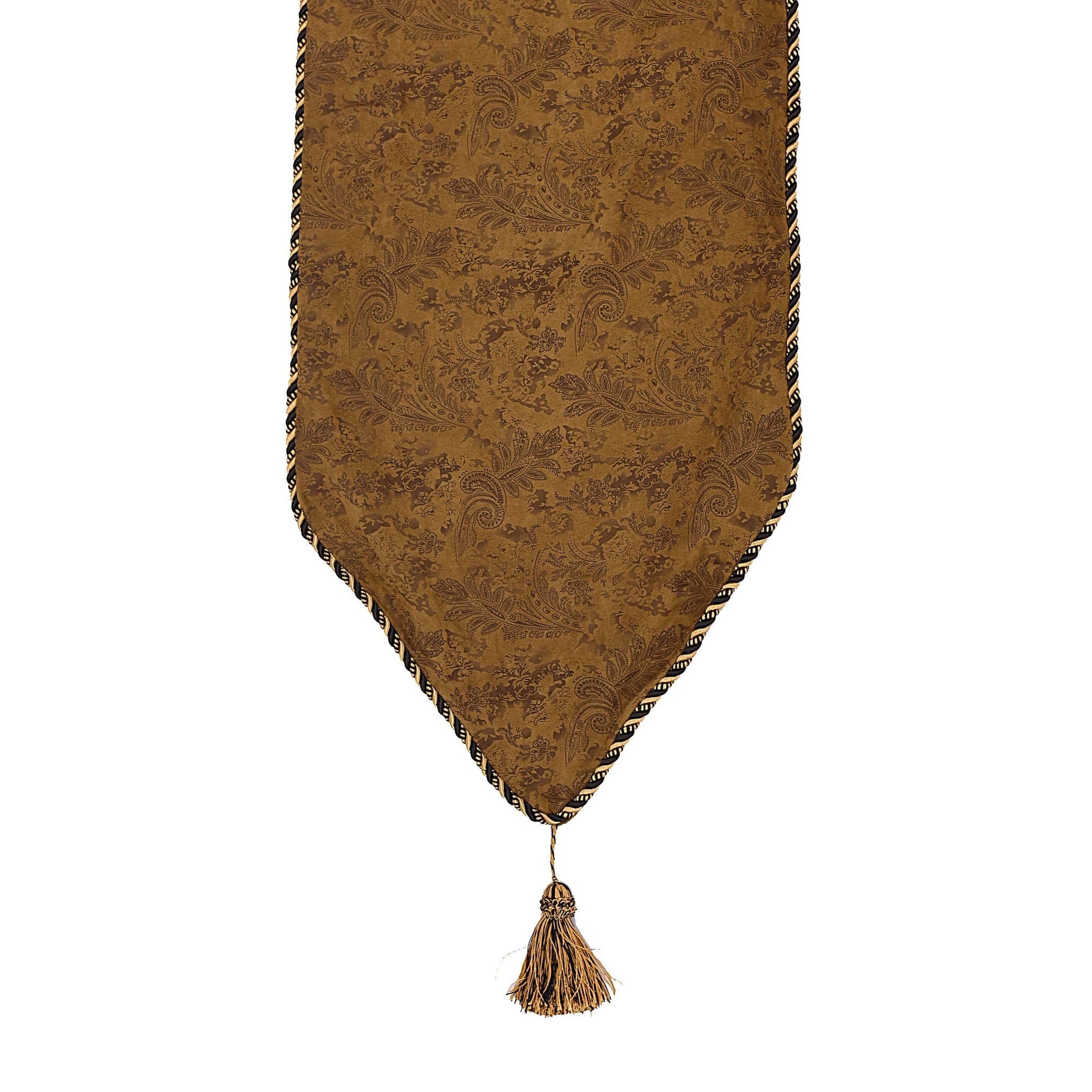 Small Paisley Runner, Dark Tan