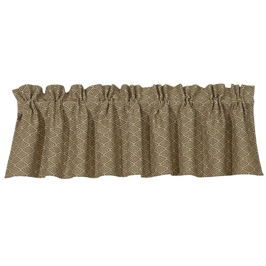 Alamosa Southwestern Taupe Kitchen Valance