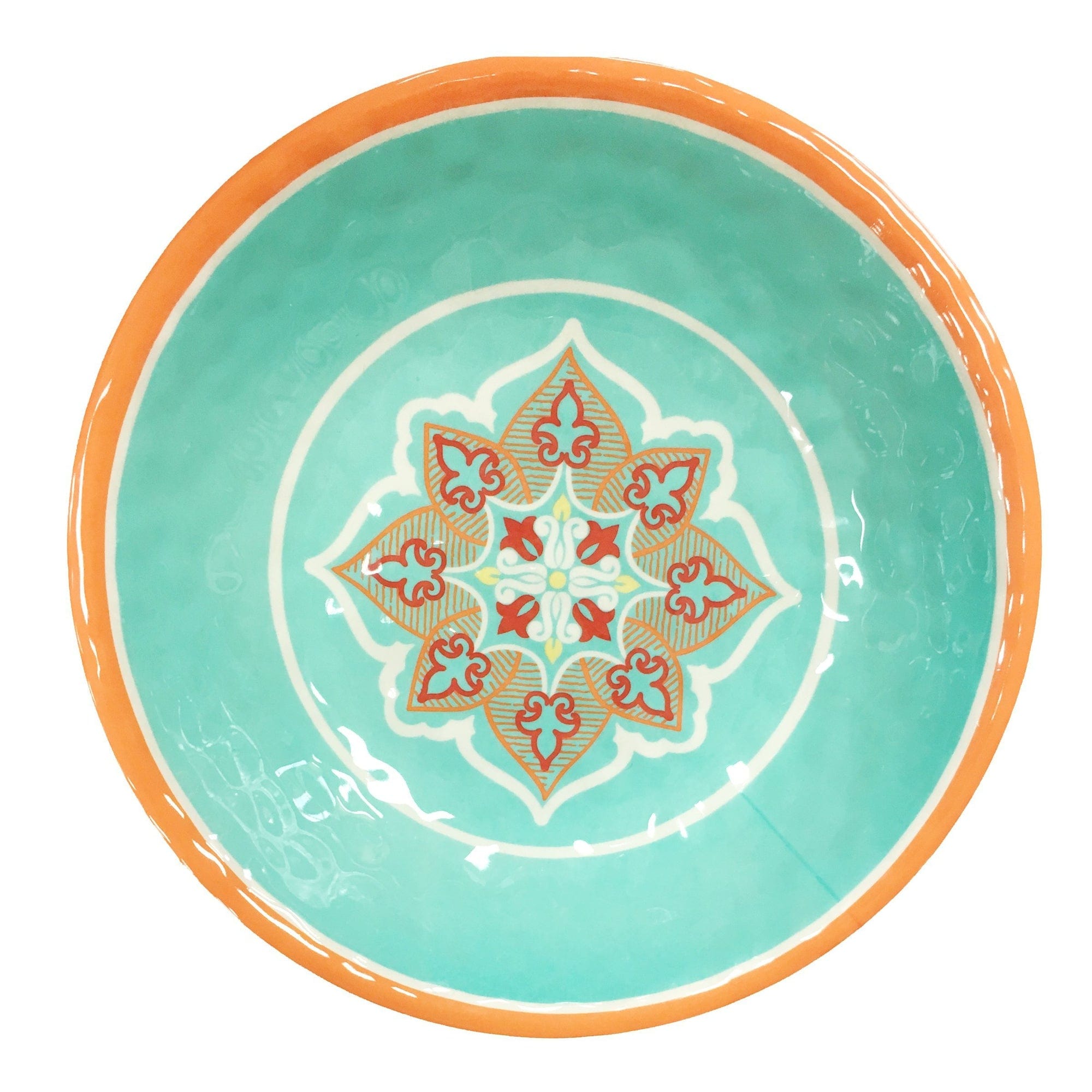 Western Motif Melamine Serving Bowl