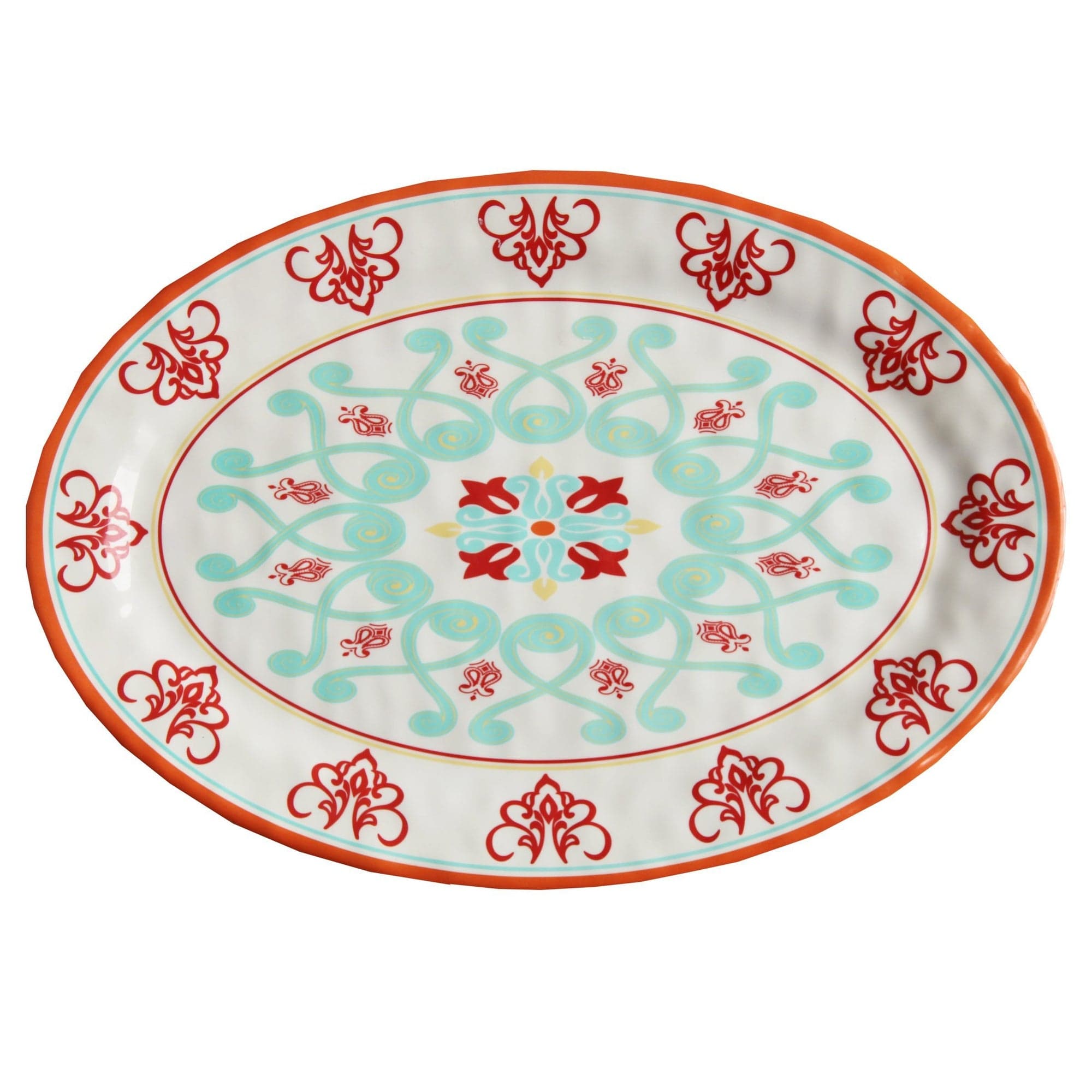 Western Motif Melamine Serving Platter