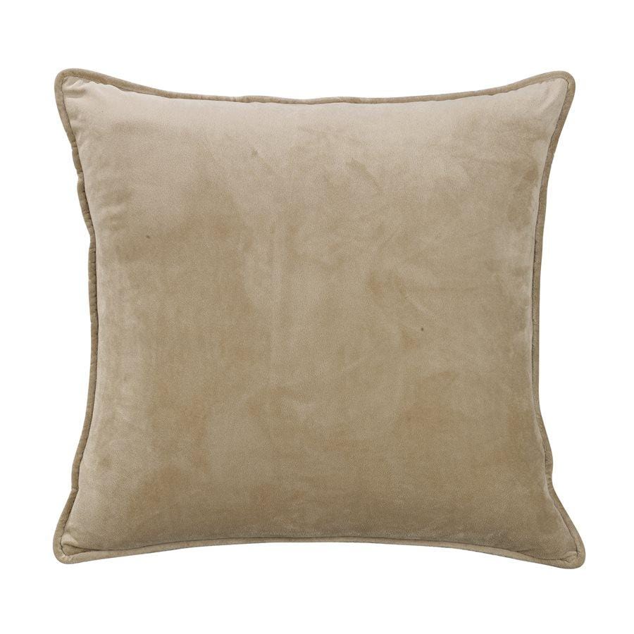 Fairfield Taupe Velvet Euro Sham
