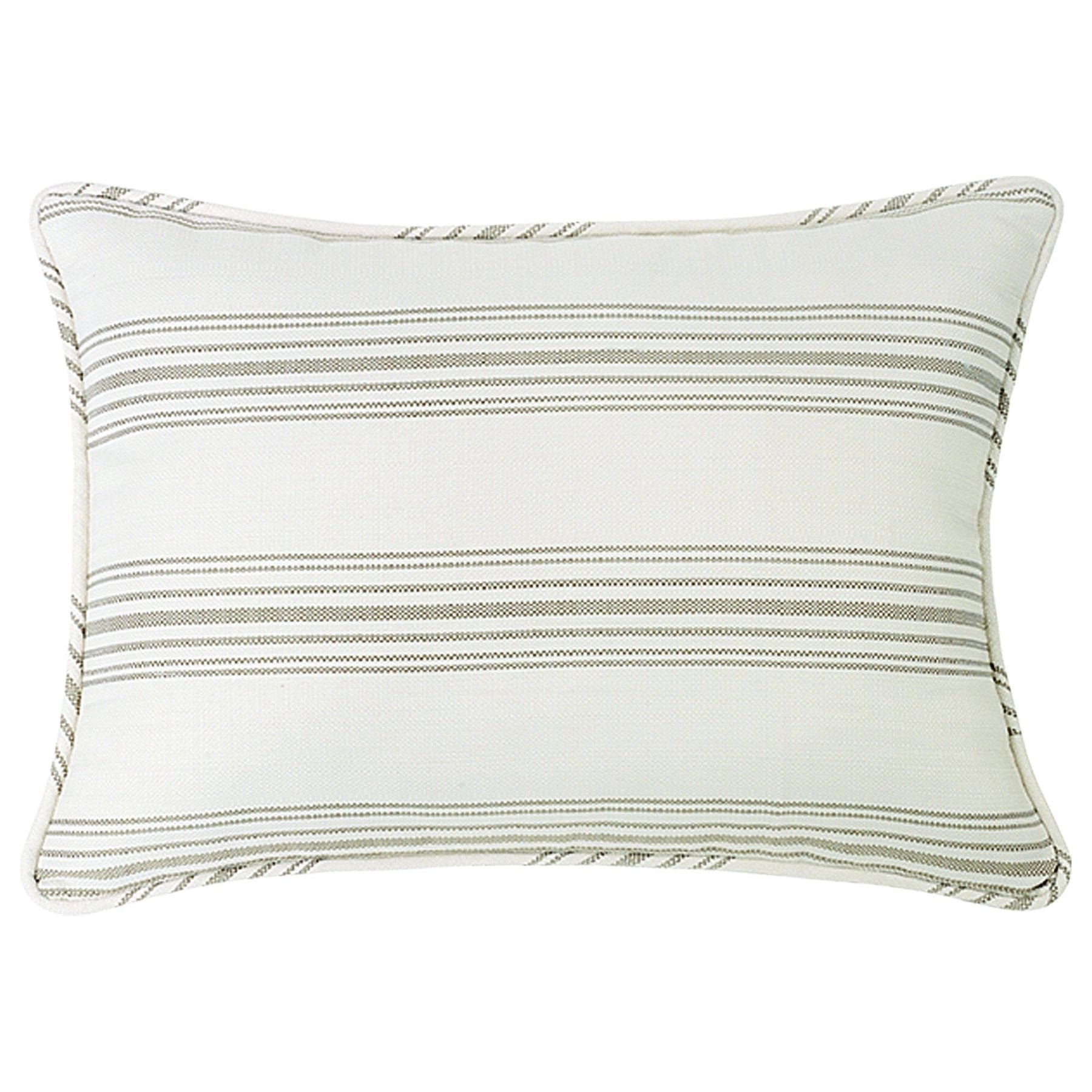 Prescott Stripe Pillow Sham, Queen, Taupe