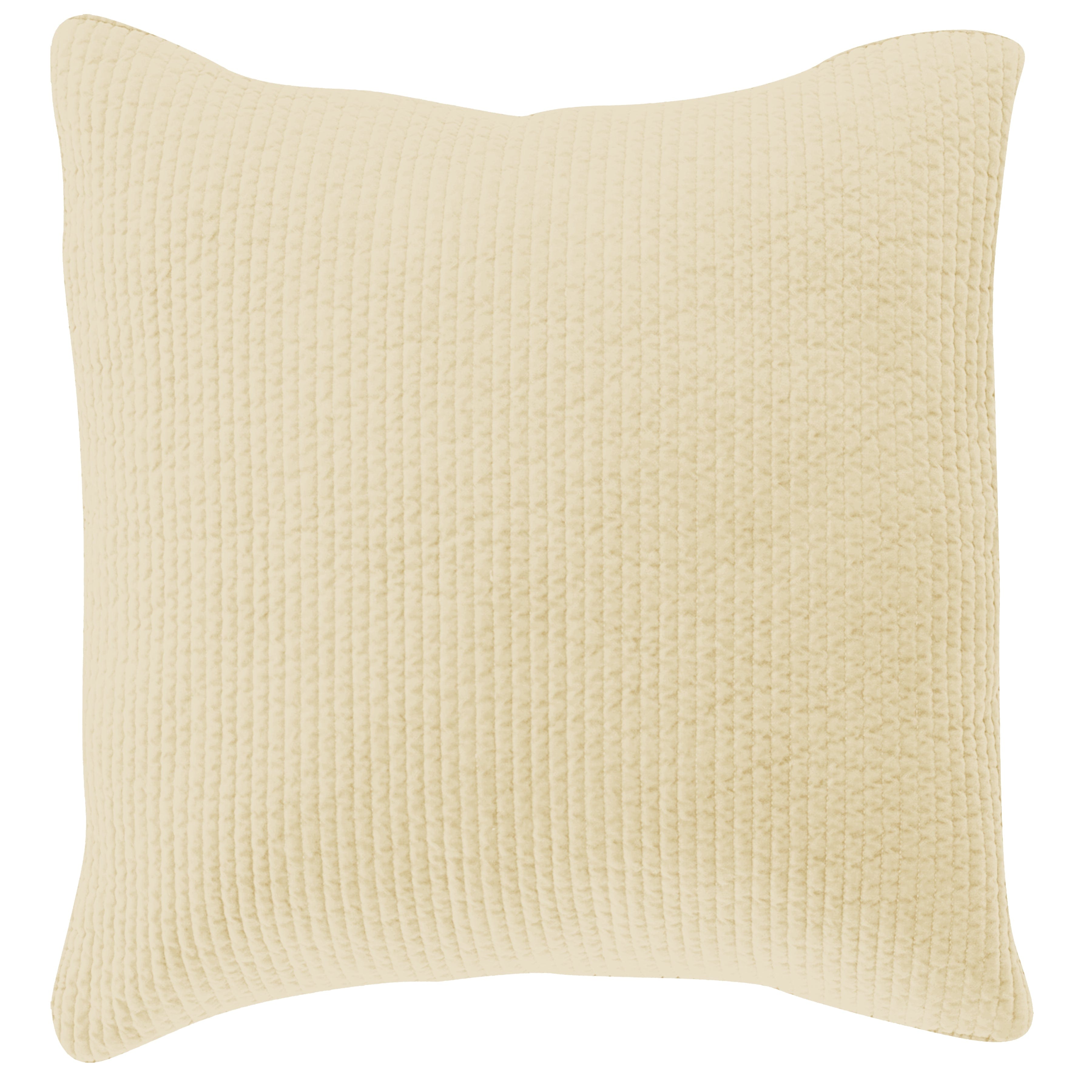 Stonewashed Cotton Quilted Velvet Euro Sham