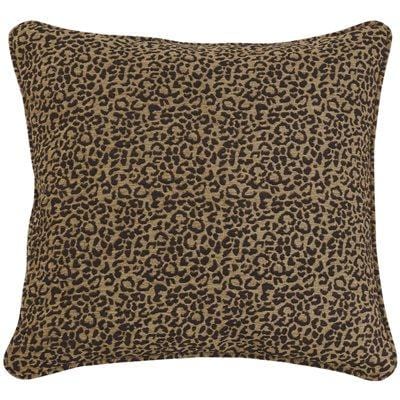 Adrienne Leopard Chenille Euro Sham