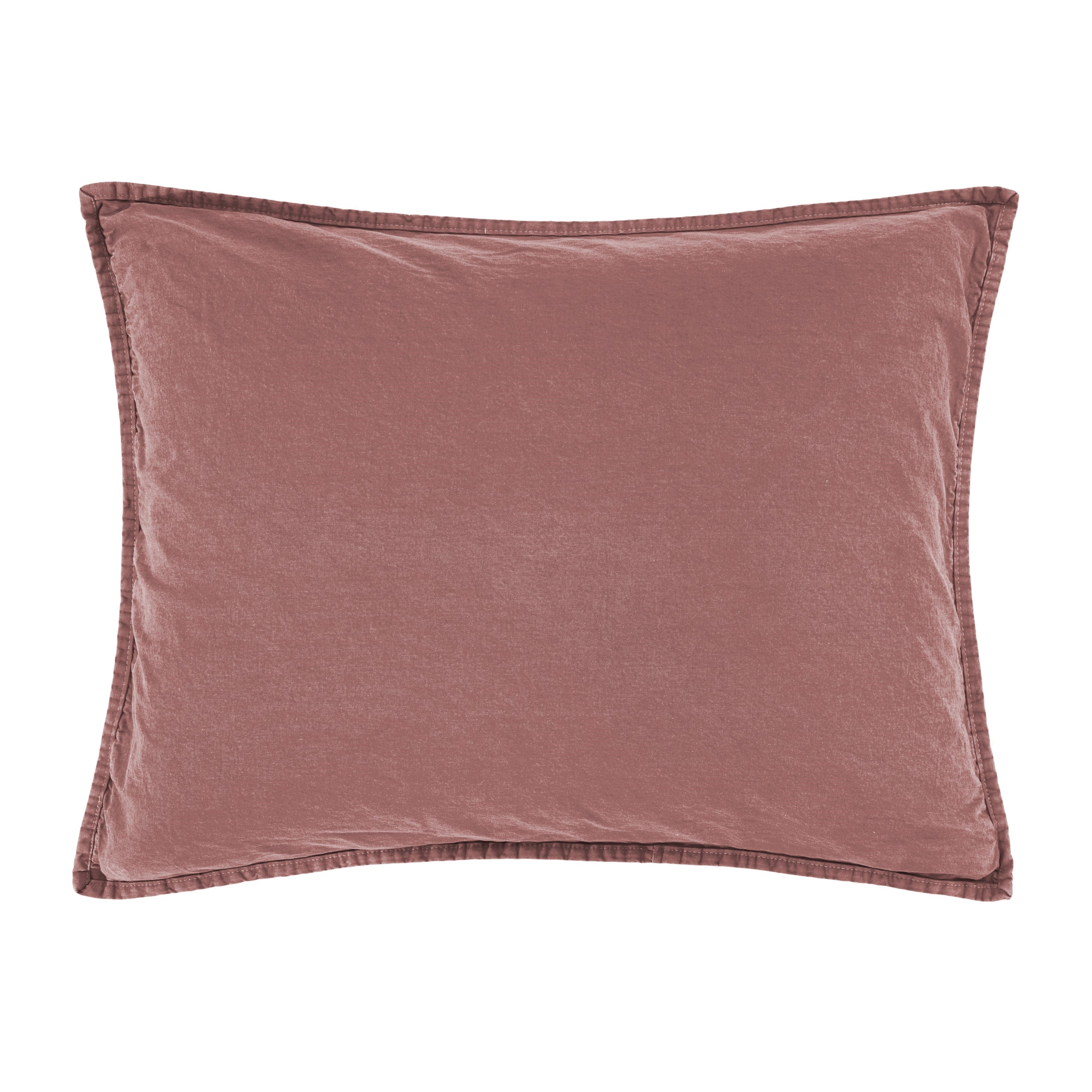 Stonewashed Cotton Canvas Pillow Sham